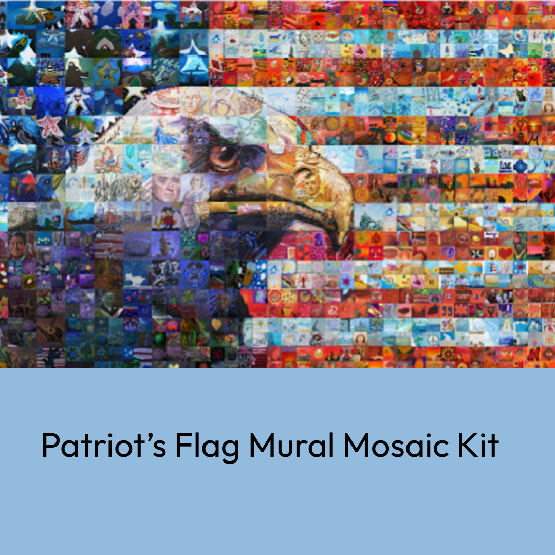 Patriots' Flag Mural Mosaic Kit