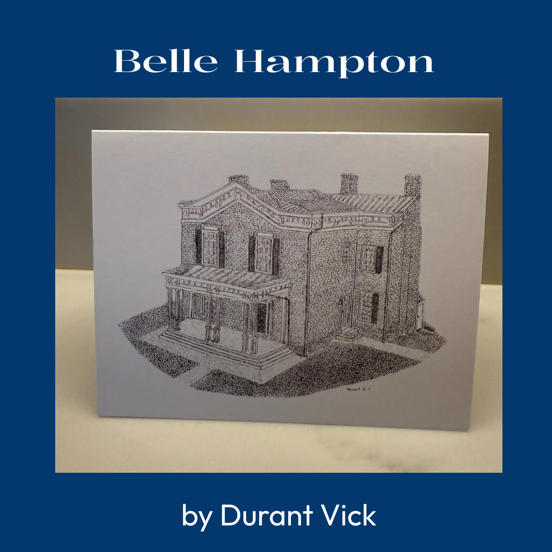 Belle Hampton Main House Print Notecards — (Set of 5)