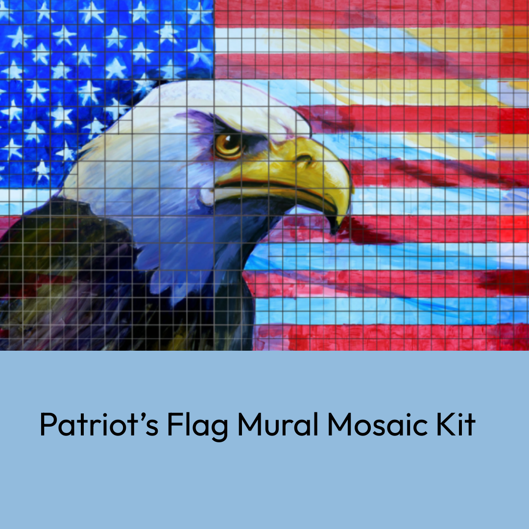 Patriots' Flag Mural Mosaic Kit - Pre Order
