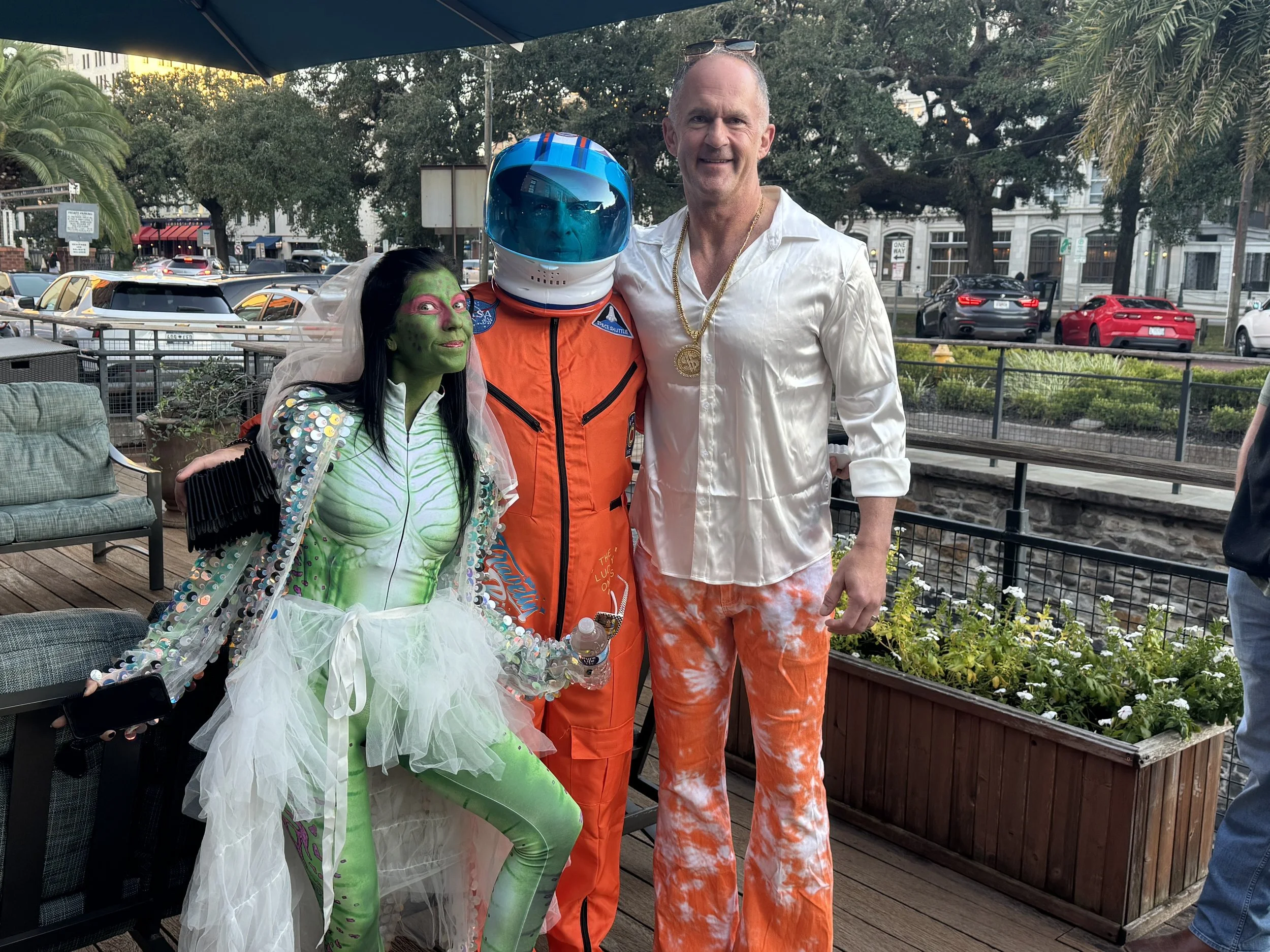 A few TLO founding members out of TLO wear but in full constume Savannah WSP 2025