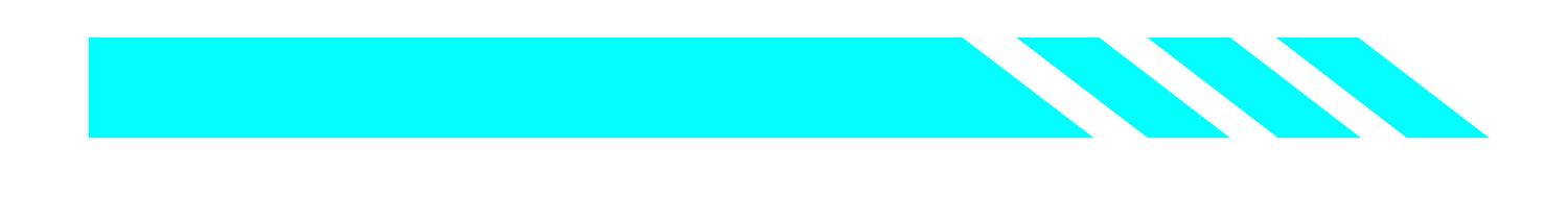 Light blue geometric design with diagonal stripes on a black background.