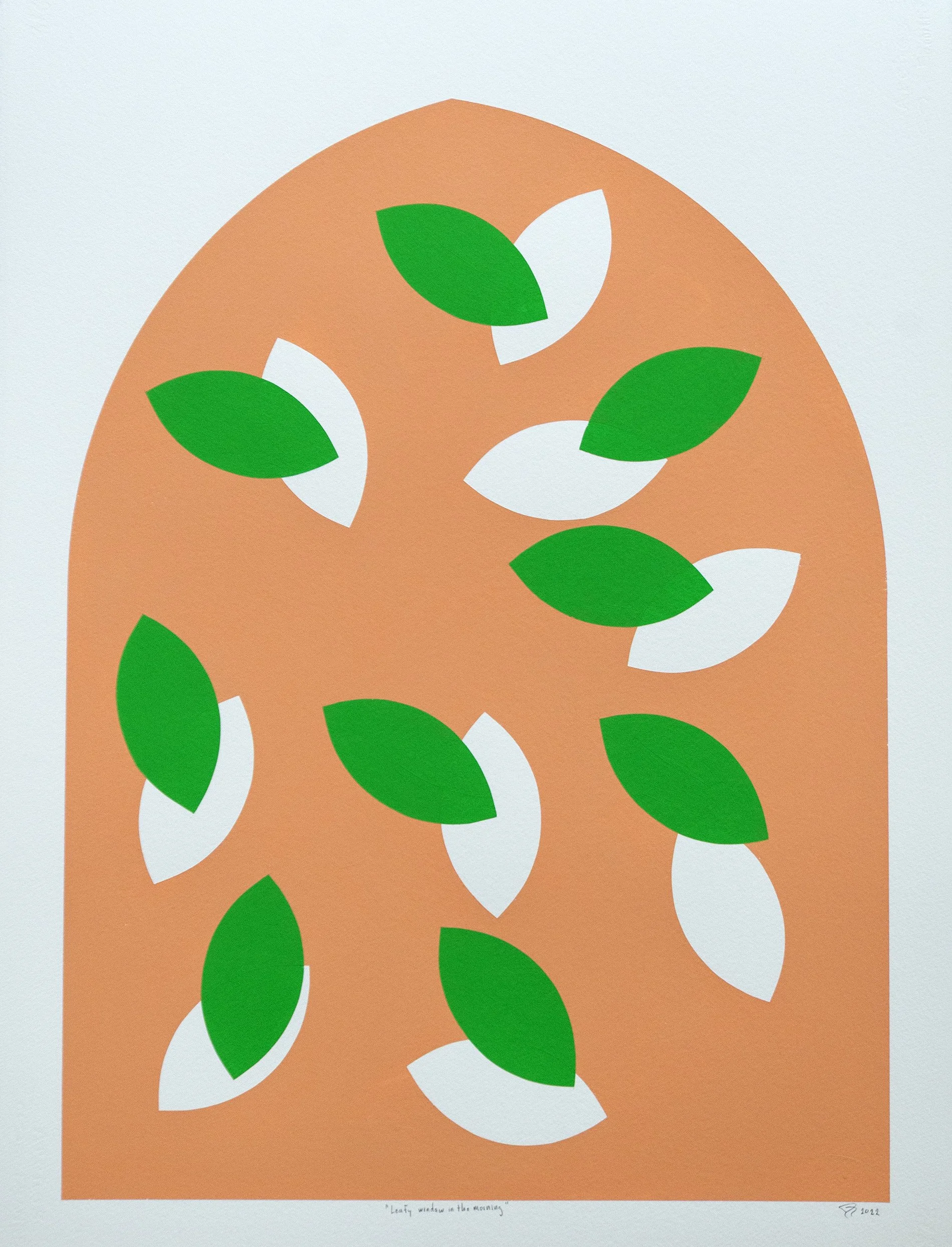 Leafy Window In the Morning