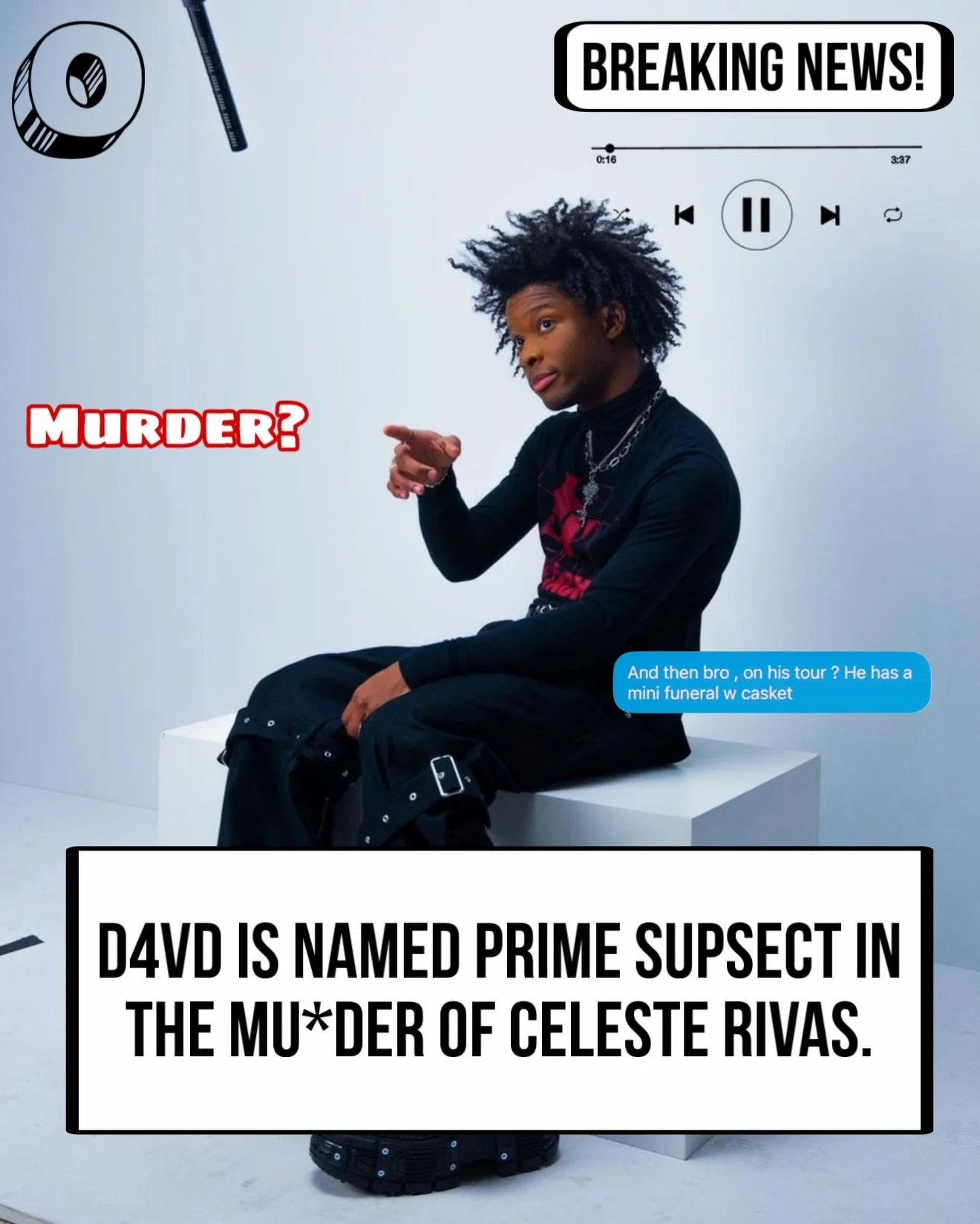UPDATES ON THE DV4D CASE. AFTER MANY MONTHS DD4VD IS ANNOUNCED AS A PRIME SUSPECT IN THE CASE WITH CELESTE RIVAS 💔😔... PRAYING JUSTICE IS SERVED 🙏
FOLLOW FOR MORE CONTENT🎱🔥⬇️
#otownunderground #dv4d #crime #investigation #trending