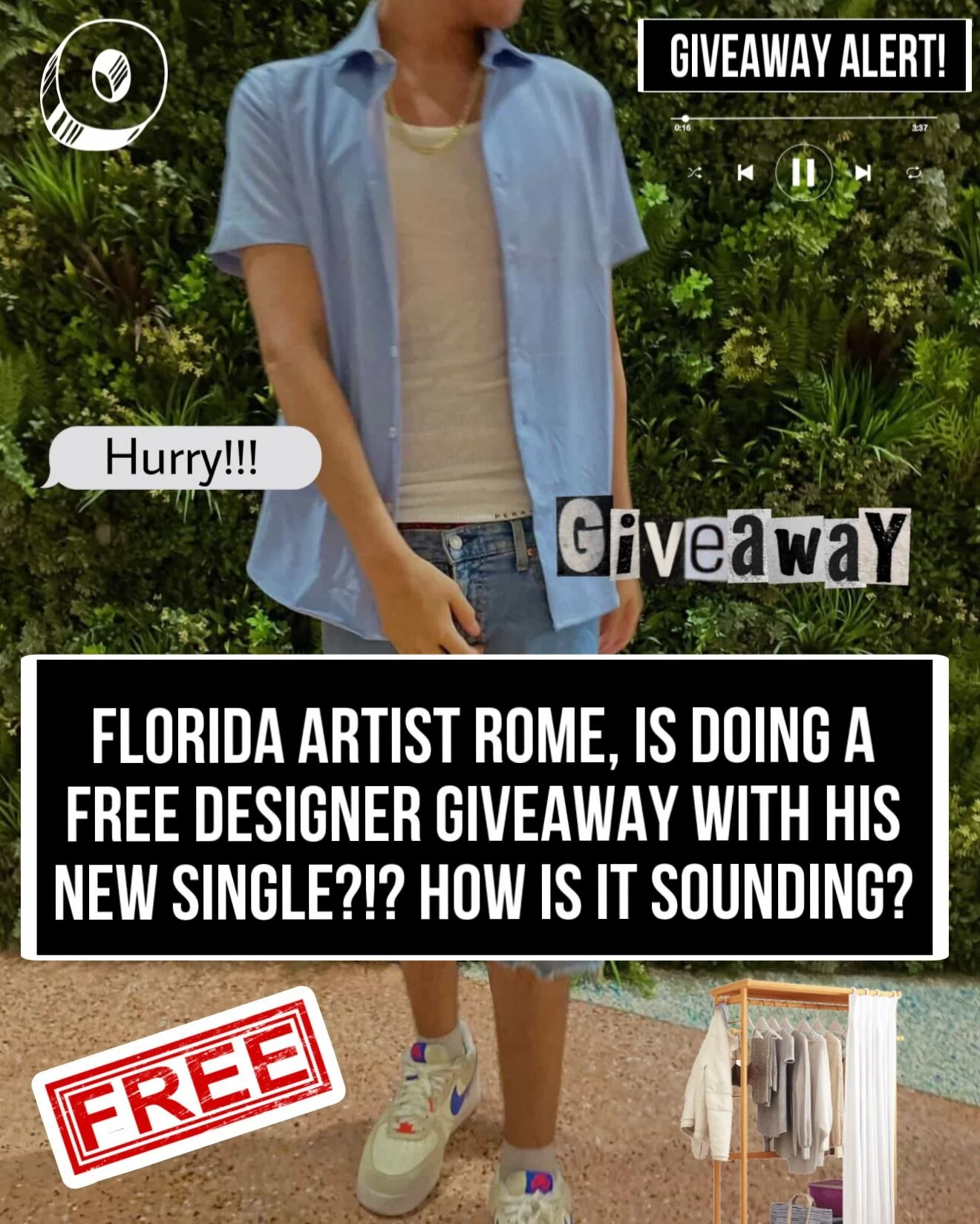 TAP IN WITH @romeinfm FOR NEW DRIP WITH HIS NEW SINGLE 👀 FOLLOW THE DIRECTIONS FOR A CHANCE TO WIN! 😏🔥 COMMENT BELOW HOW WE FEEL ABOUT THE TRACK!
FOLLOW FOR MORE CONTENT🎱🔥⬇️
#otownunderground #orlando #giveaway #newmusic