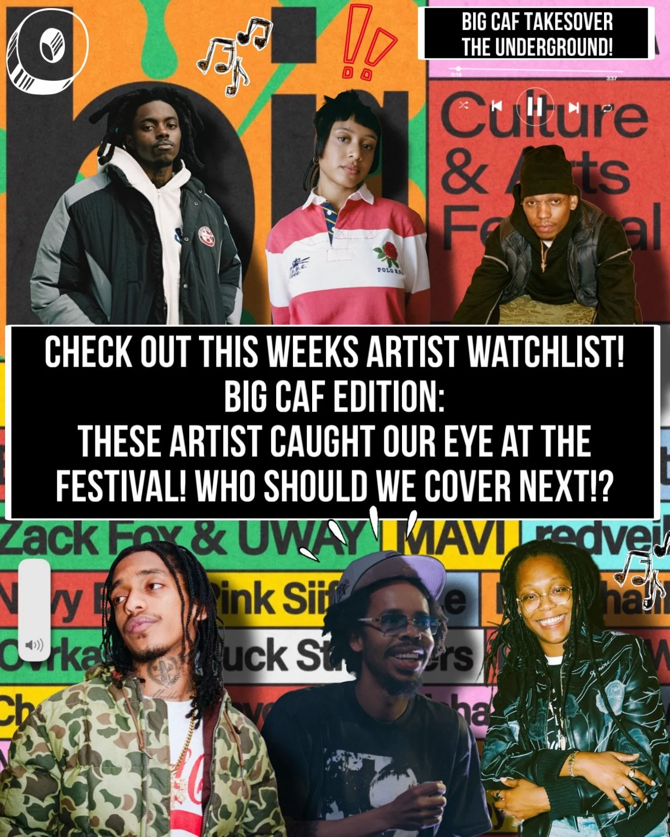 BIG CAF HAS PUT US ONTO AMAZING MUSIC!✍️❤️ THANK YOU FOR THE OPPORTUNITY AND ORLANDO CHECK OUT SOME DIFFERENT MUSIC STYLES👀🔥
FOLLOW FOR MORE CONTENT🎱🔥⬇️
#otownunderground #bigcaf #festival #artist #rollingloud