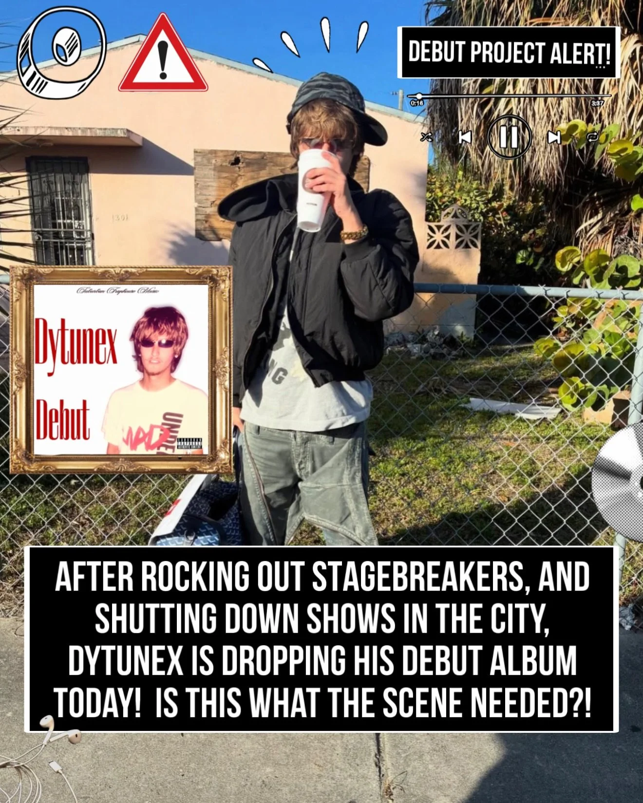 CHAT, @dytunex IS  DROPPING HIS DEBUT 👀🔥 HOW WE FEELING?!? AND WHY DID HE RIP HIS SHIRT OFF 😂😂 TAP IN THO BRO COMING DIFFERENT😮&zwj;💨
FOLLOW FOR MORE CONTENT🎱🔥⬇️
#otownunderground #orlando #artist #newmusic