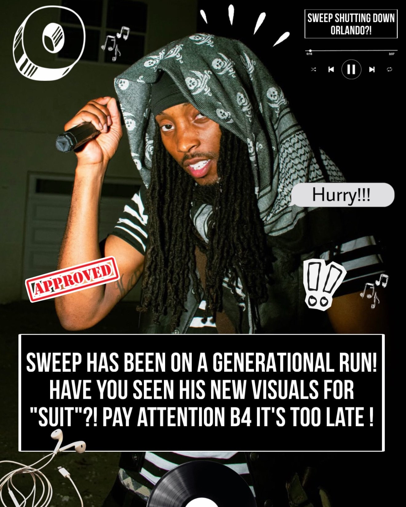 HOW WE FEELING ABOUT @luv.sweep 👀🔥 HIS VISUALS ARE CRAZY AND HIS SOUND KEEPS GETTING CRAZY... ARE WE TUNED IN??🫂🗣️
FOLLOW FOR MORE CONTENT🎱🔥⬇️
#otownunderground #artist #ugs #newmusic #hyperpopdaily