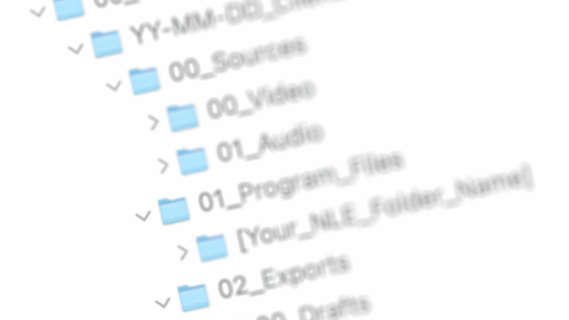 The Professional Video Editing Folder Structure That Studios & Editors Actually (Should) Use