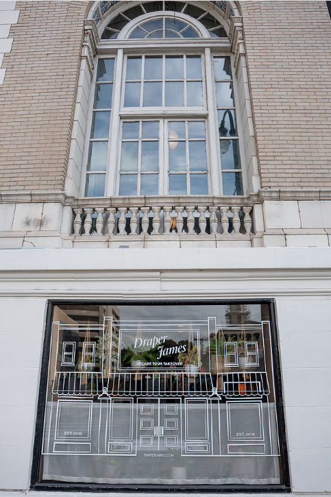 Nashville store outlined on the cafe window