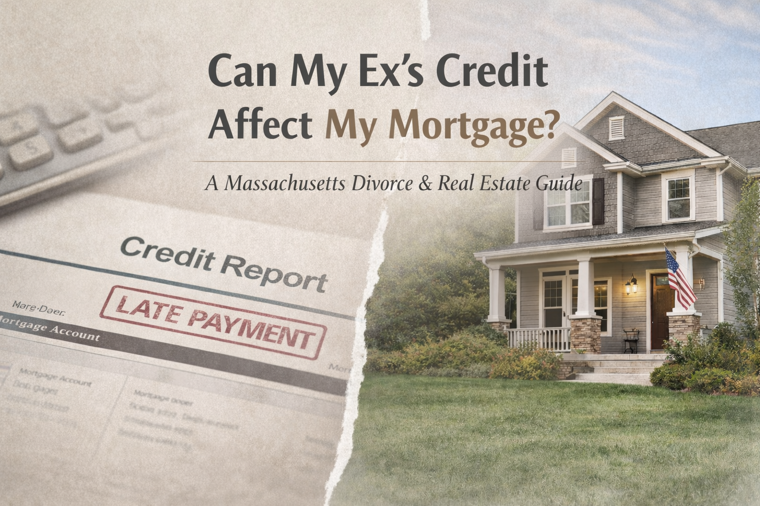 Can My Ex’s Credit After We Divorce Affect My Ability to Get a Mortgage in Massachusetts?