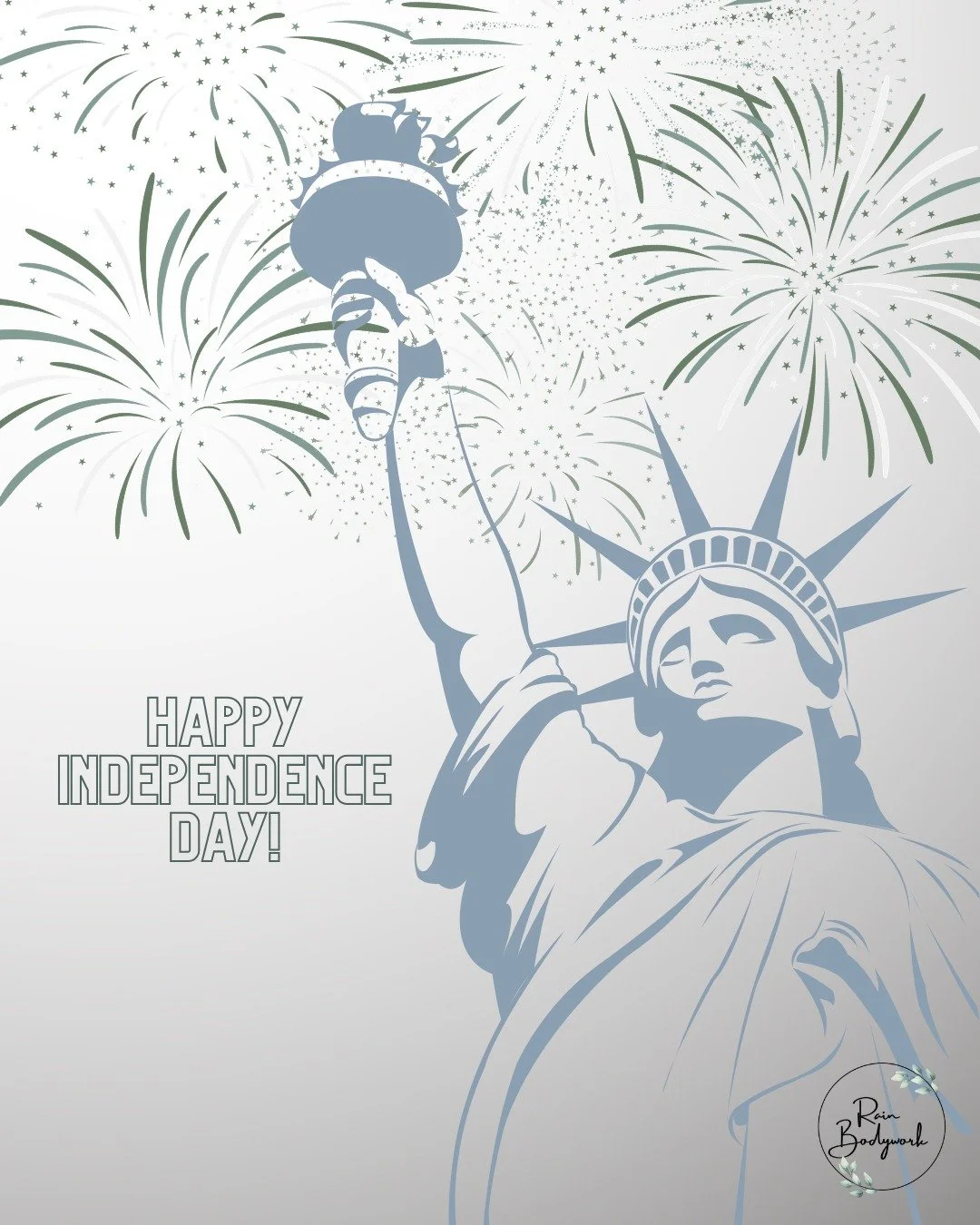 Happy Independence Day! 🎆🇺🇸

We will be CLOSED today.  Enjoy the day with friends and family!

#HappyIndependenceDay #FourthofJuly #Rainbodywork #RochesterMassage