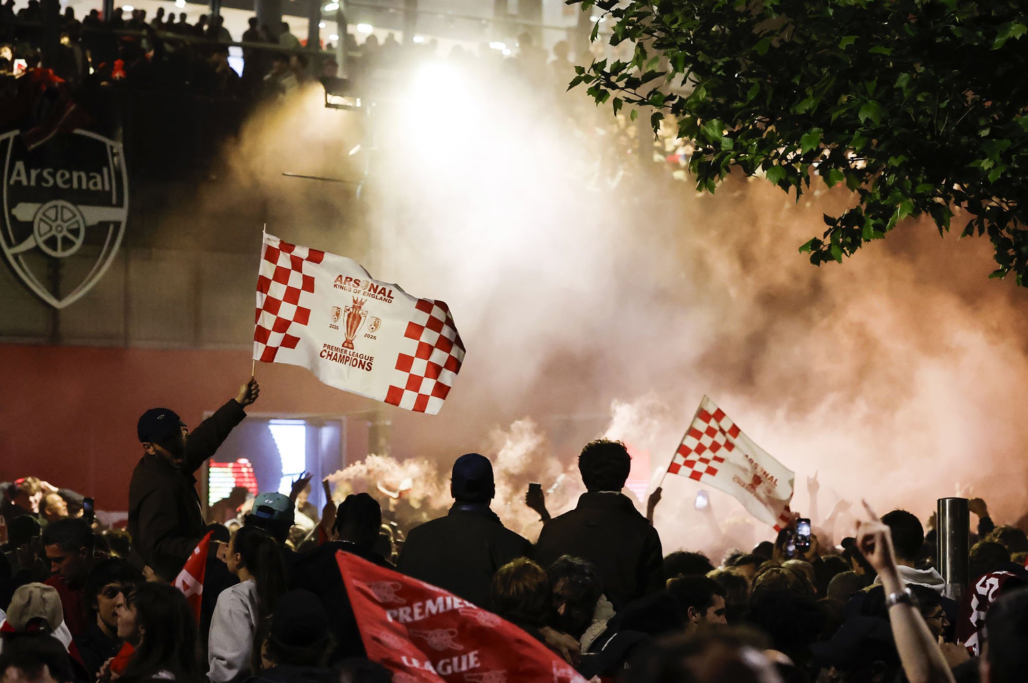 ARSENAL FANS' TITLE CELEBRATIONS