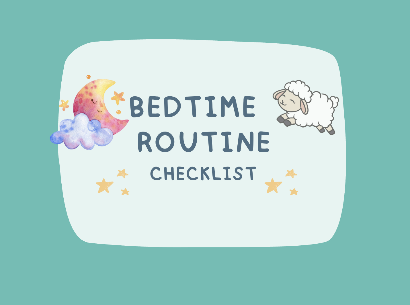Bedtime Routine Checklist