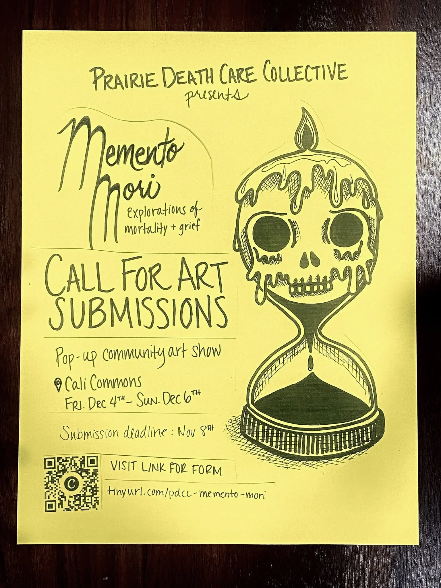 ARTIST SUBMISSIONS: Memento Mori - Explorations of Mortality &amp; Grief