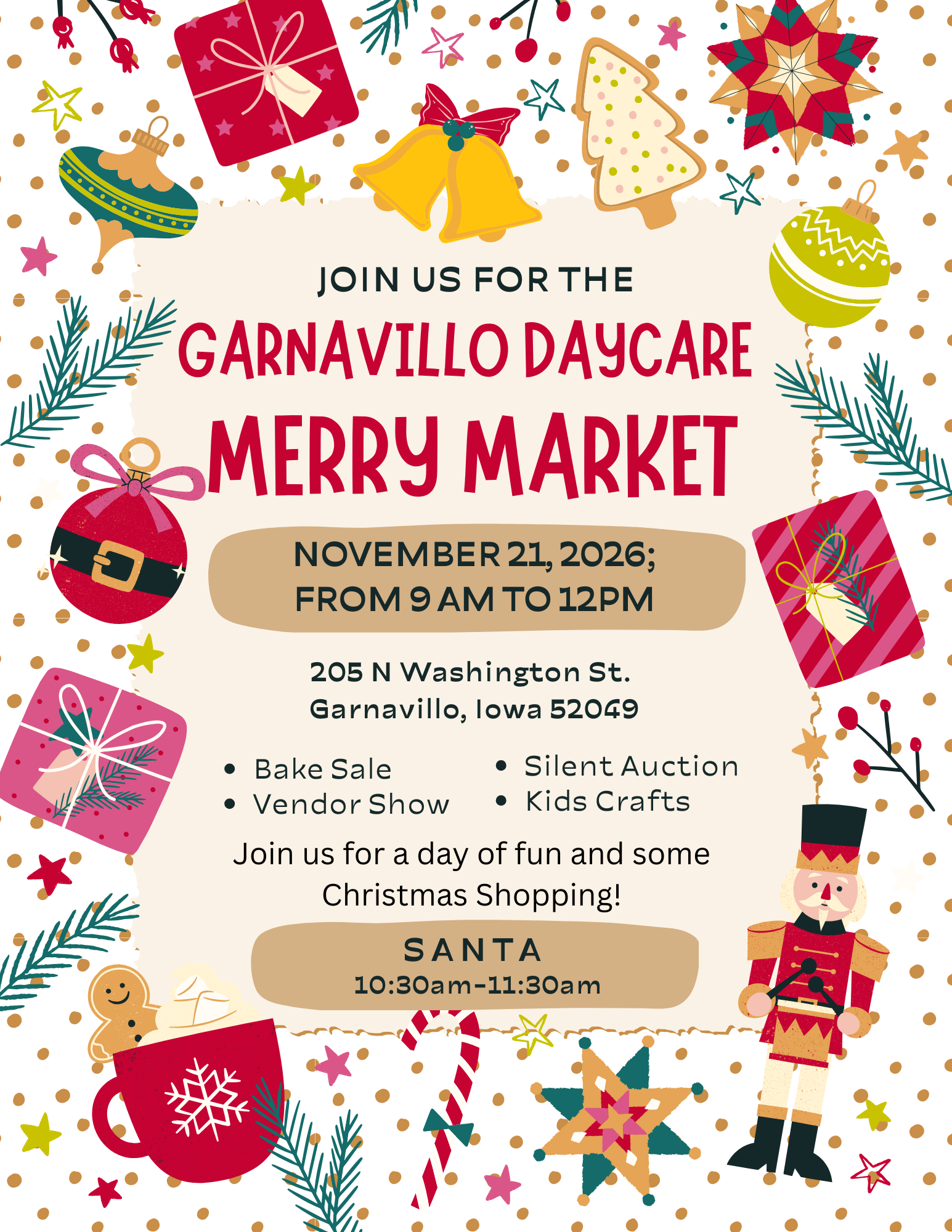 Garnavillo Merry Market for the Community Daycare