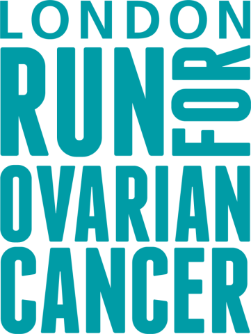London Run for Ovarian Cancer logo in teal