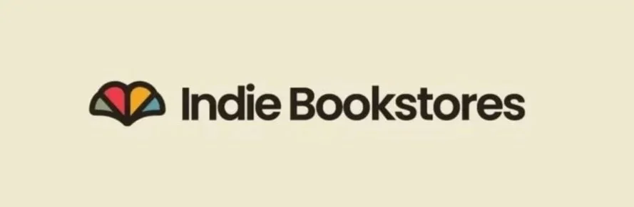 Indie Bookstores logo on beige background