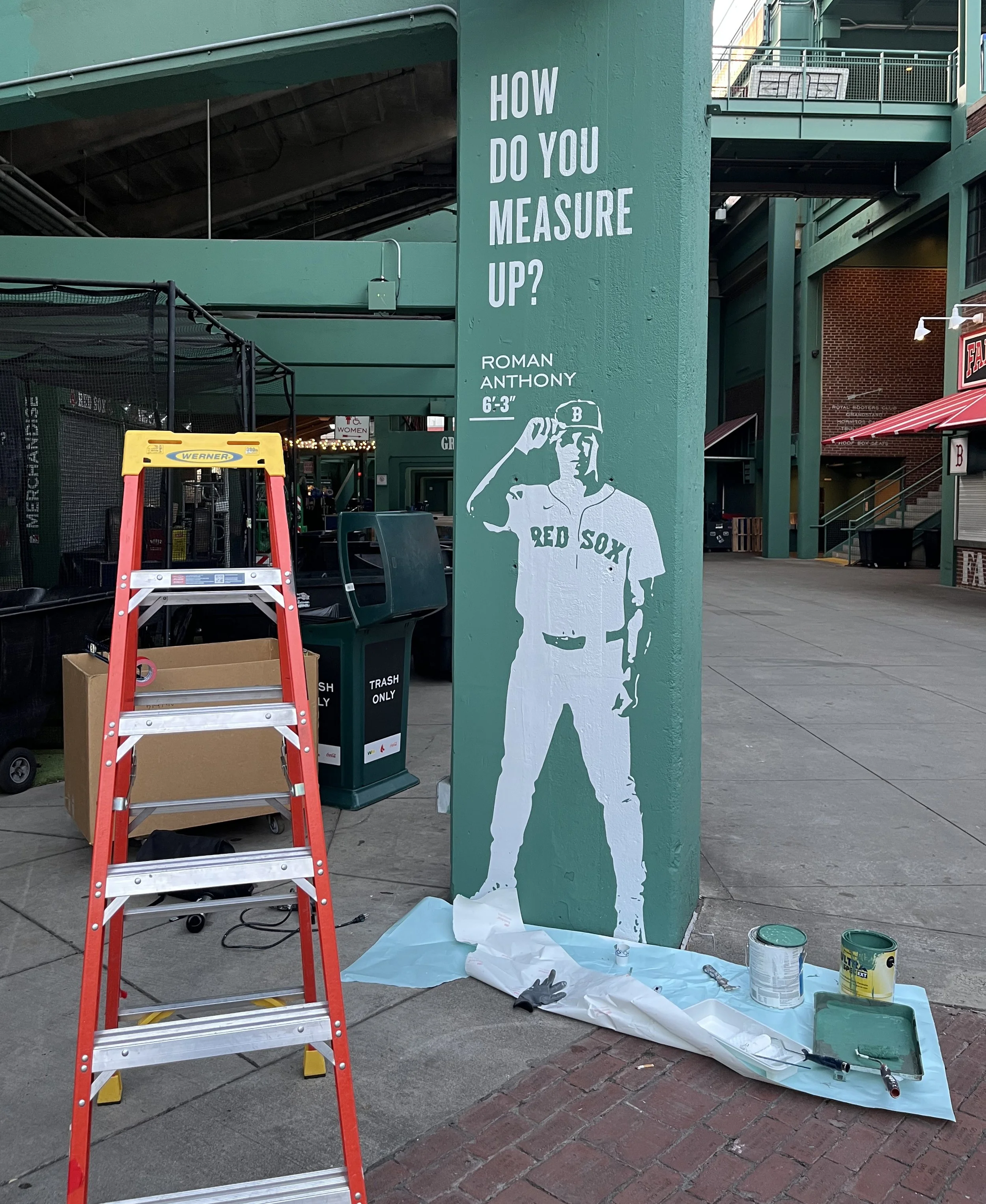 Kids Concourse - painted for Brian Zink Art Services at Fenway Park