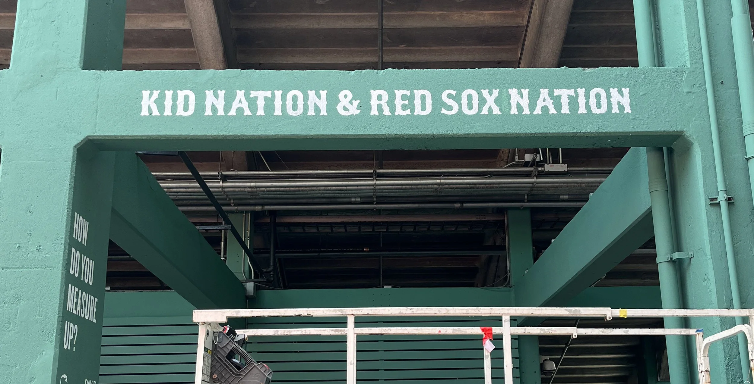 Kids Concourse - painted for Brian Zink Art Services at Fenway Park