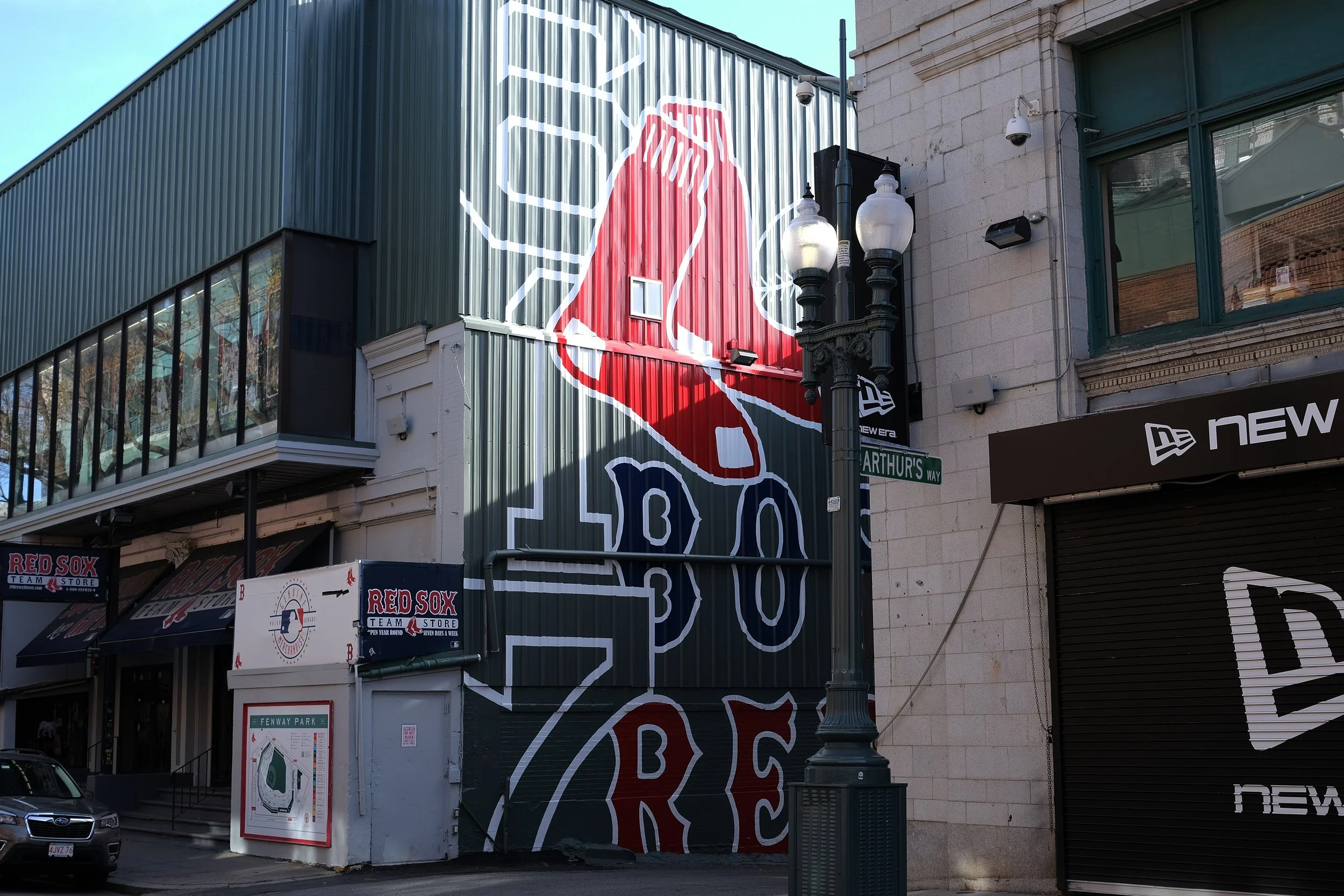 Boston Red Sox - Jersey St Mural. 
Painted with Dylan Gough (https://www.tinpansigns.com/), Coordinated by Brian Zink Art Services