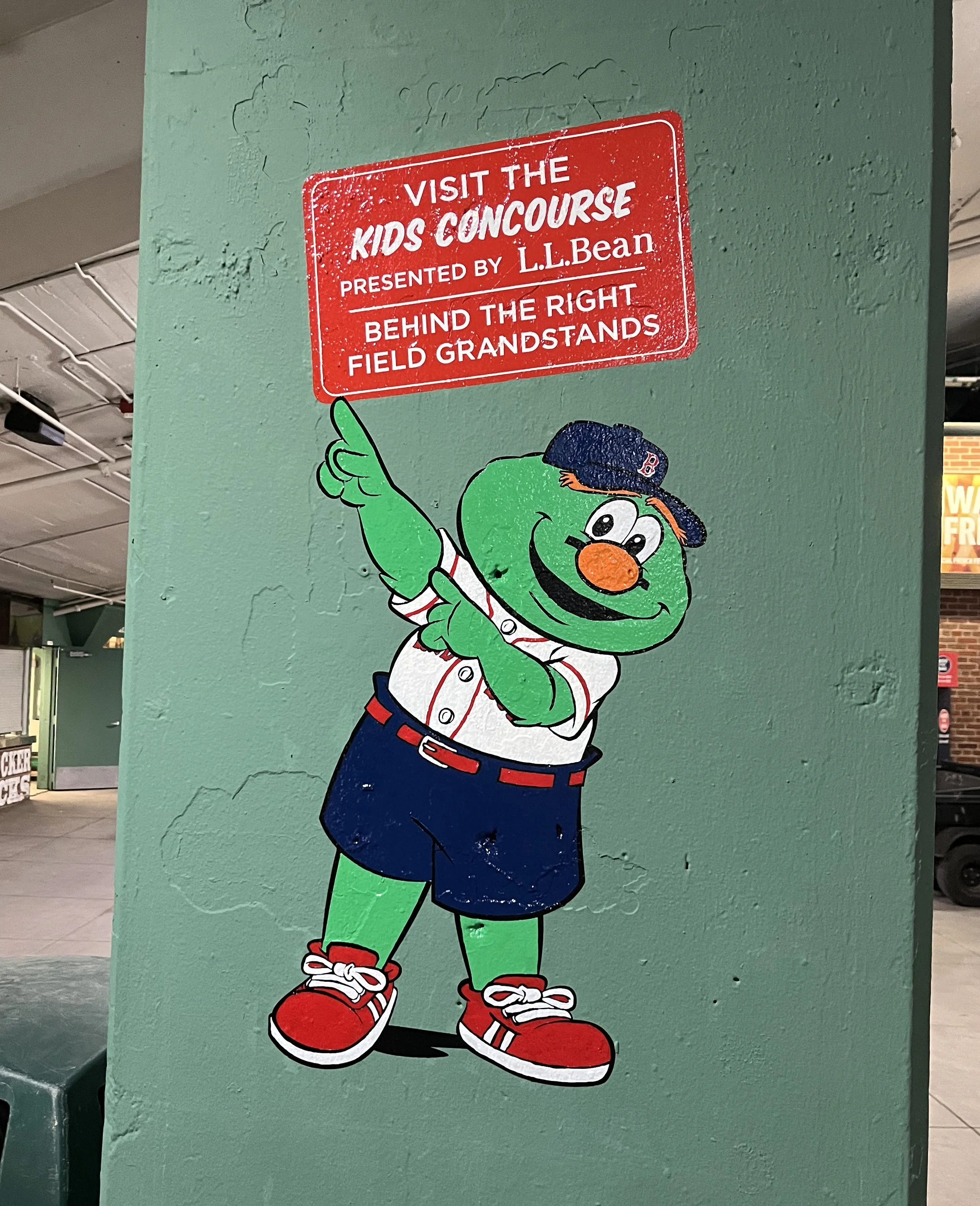 Kids Concourse - painted for Brian Zink Art Services at Fenway Park