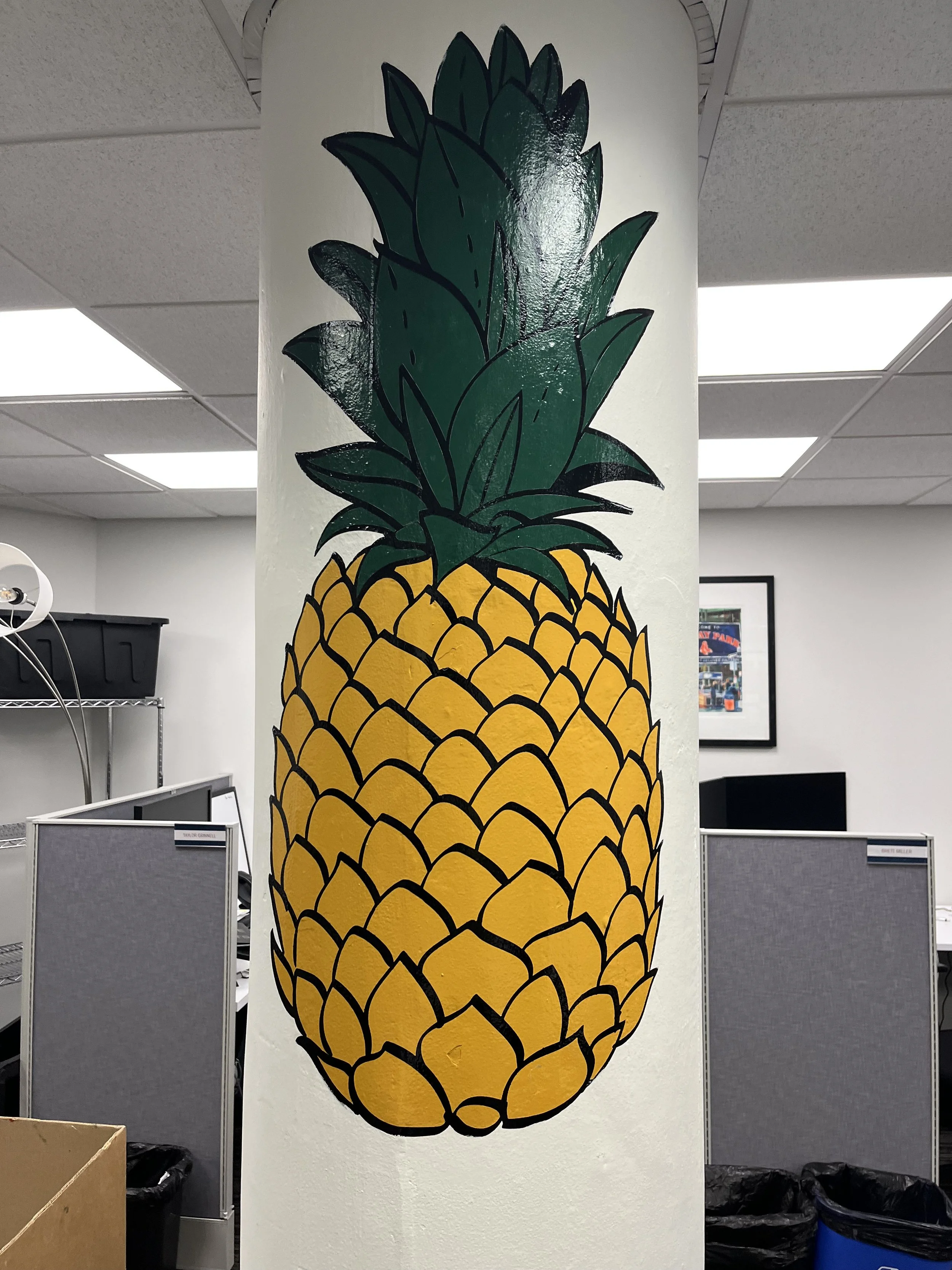 FSG Office - painted for Brian Zink Art Services at Fenway Park