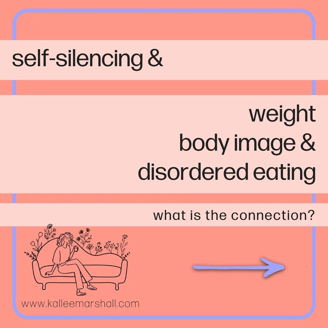 A woman&rsquo;s weight is a big part of her experience in the world. It impacts how she is treated and the number of opportunities available to her for romantic relationships &amp; public facing careers. 

For women to be well, they need to be allowe