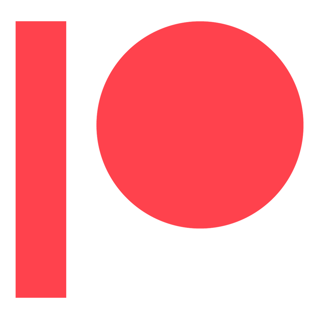 Patreon logo for supporting the backyard gardens podcast