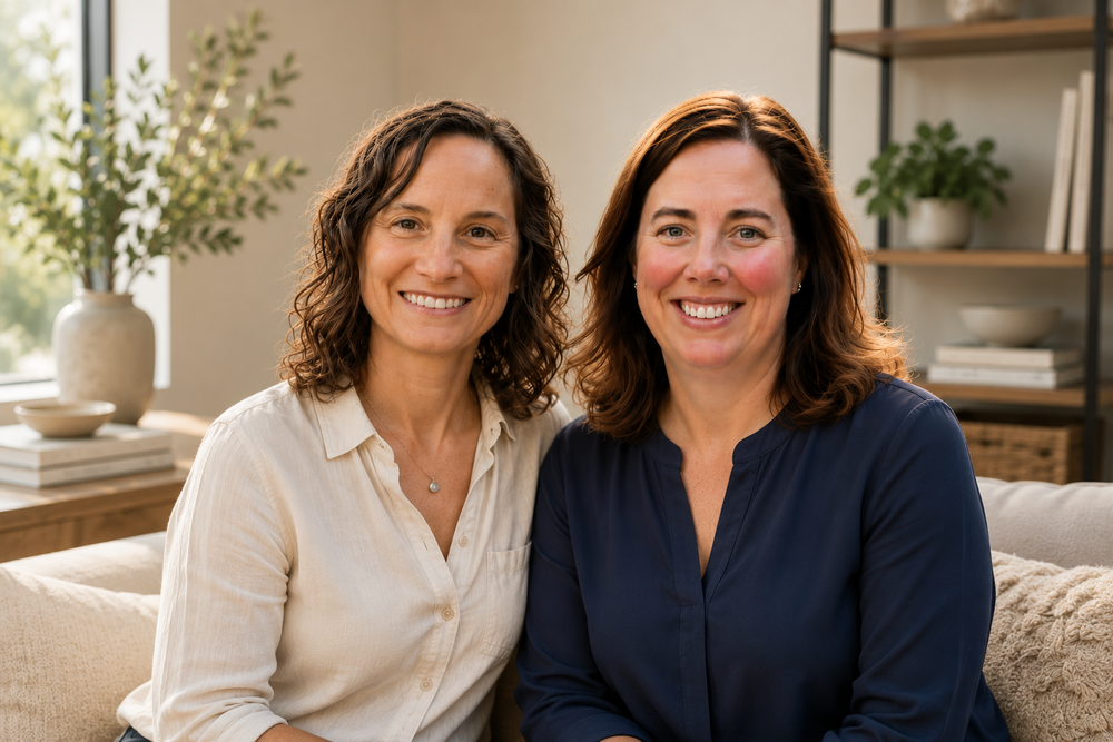 Abby and Jessica, founders of Chief of Mom Life