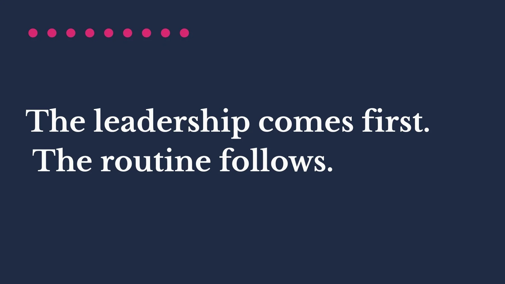 Leadership You Cannot See Is Still Leadership