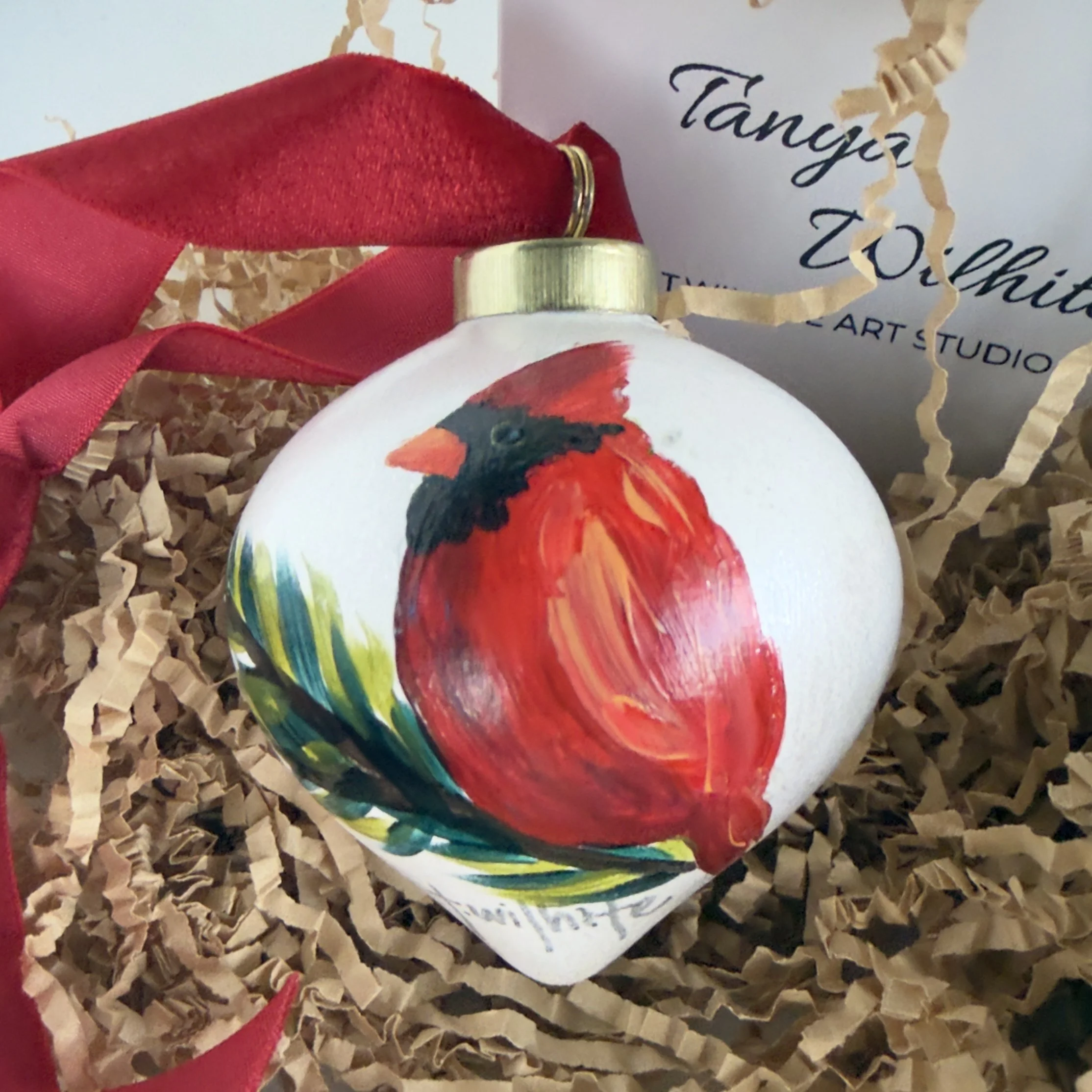 COMING SOON! Hand-painted ceramic Bird Ornaments