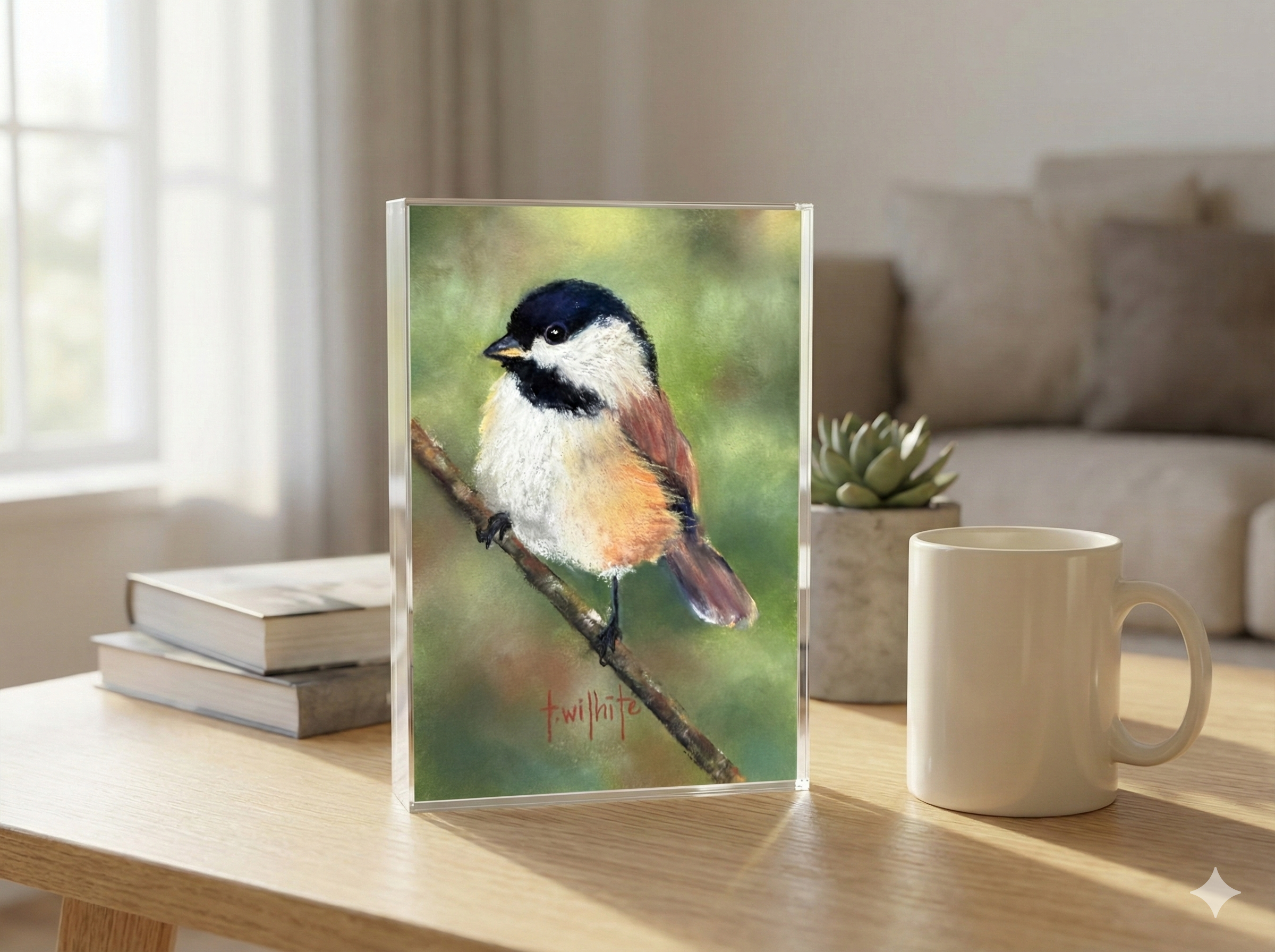 Feathers of Faith | Monthly Bird Art Print of the Month Club | Uplifting Art Prints and Inspiration