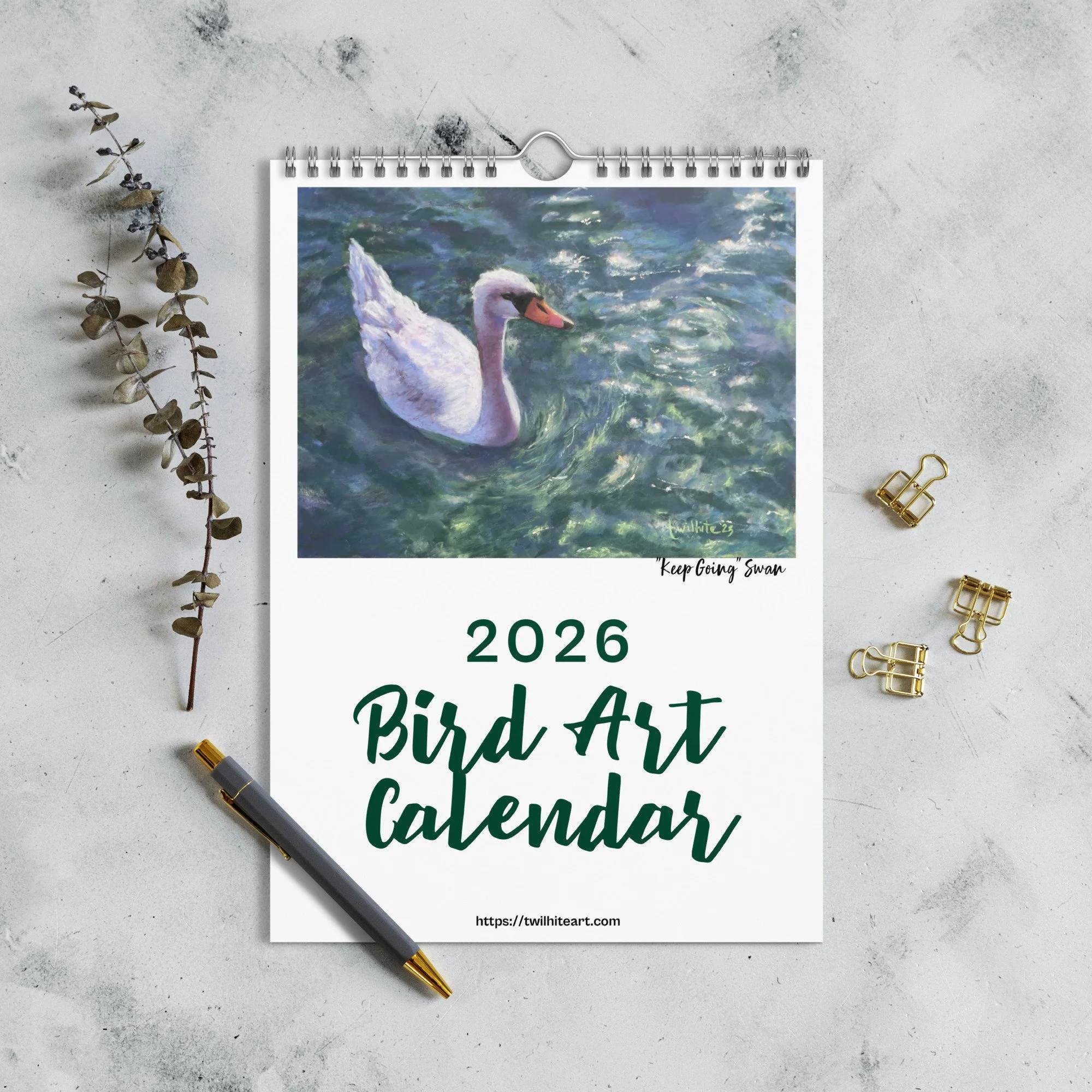 Bird Art | Wall calendar (2026)