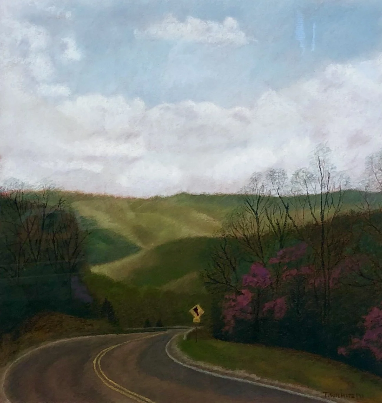 Springtime in AR, 24x25 | Original Pastel