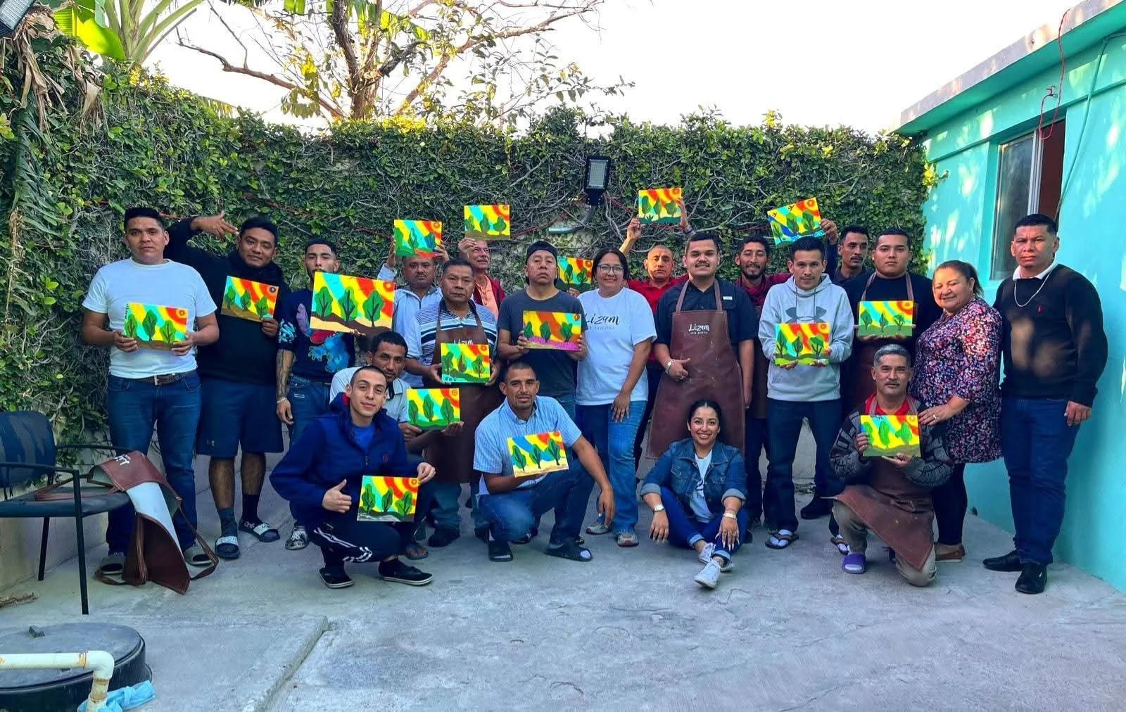 Taller de arte para jovenes en recuperación de las adicciones.