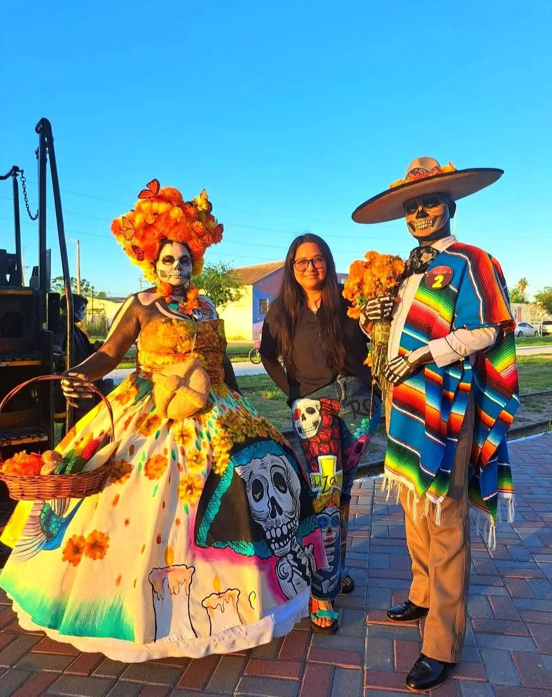 Customatizacion de vestuario Catrines Méxicanos.