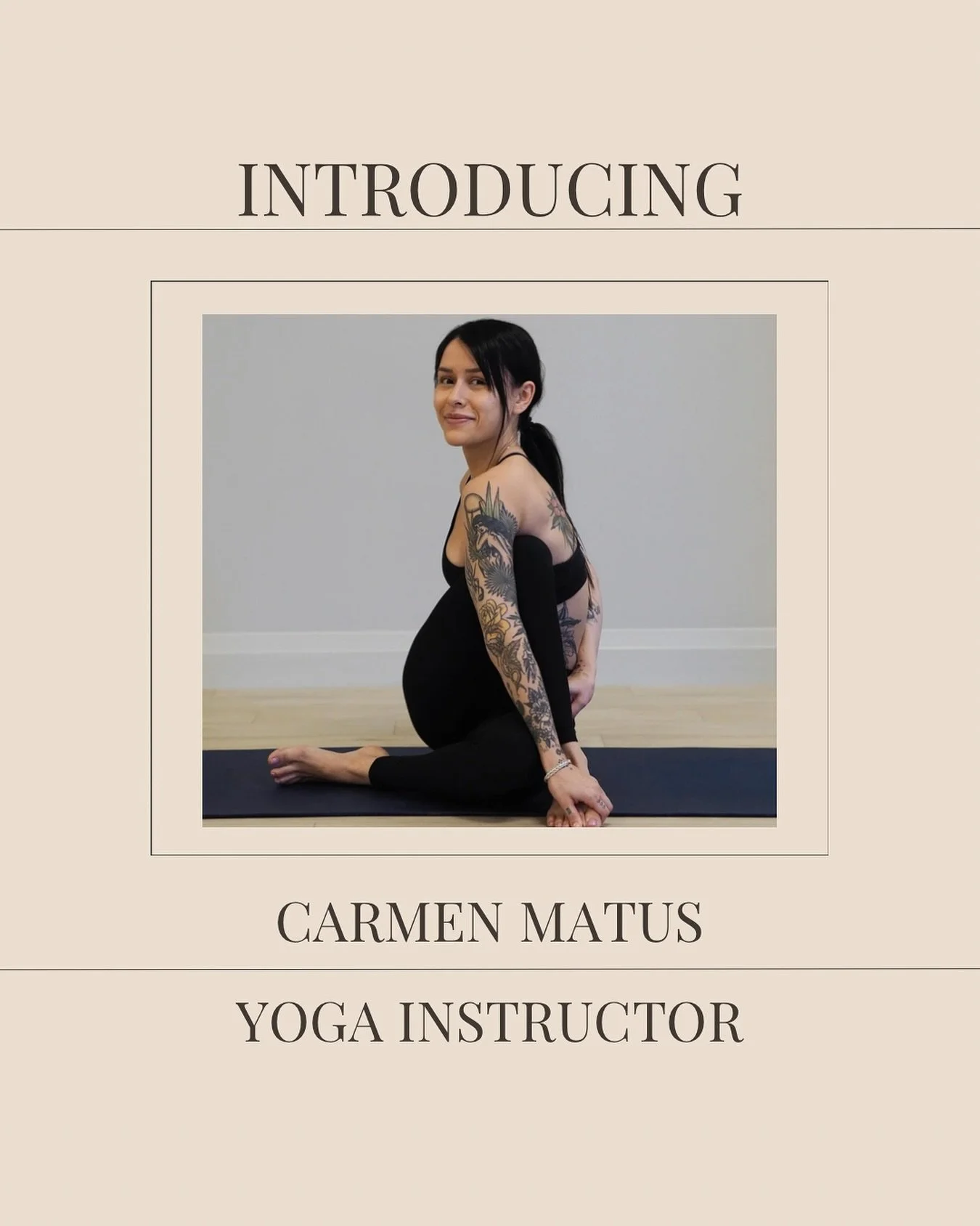 Introducing Carmen Matus, one of our Yoga instructors at Sol Wellness ✨

Carmen began her yoga journey in 2020 with Hatha, before finding her home in traditional Ashtanga. In her classes, Carmen blends this foundation with creative vinyasa sequencing