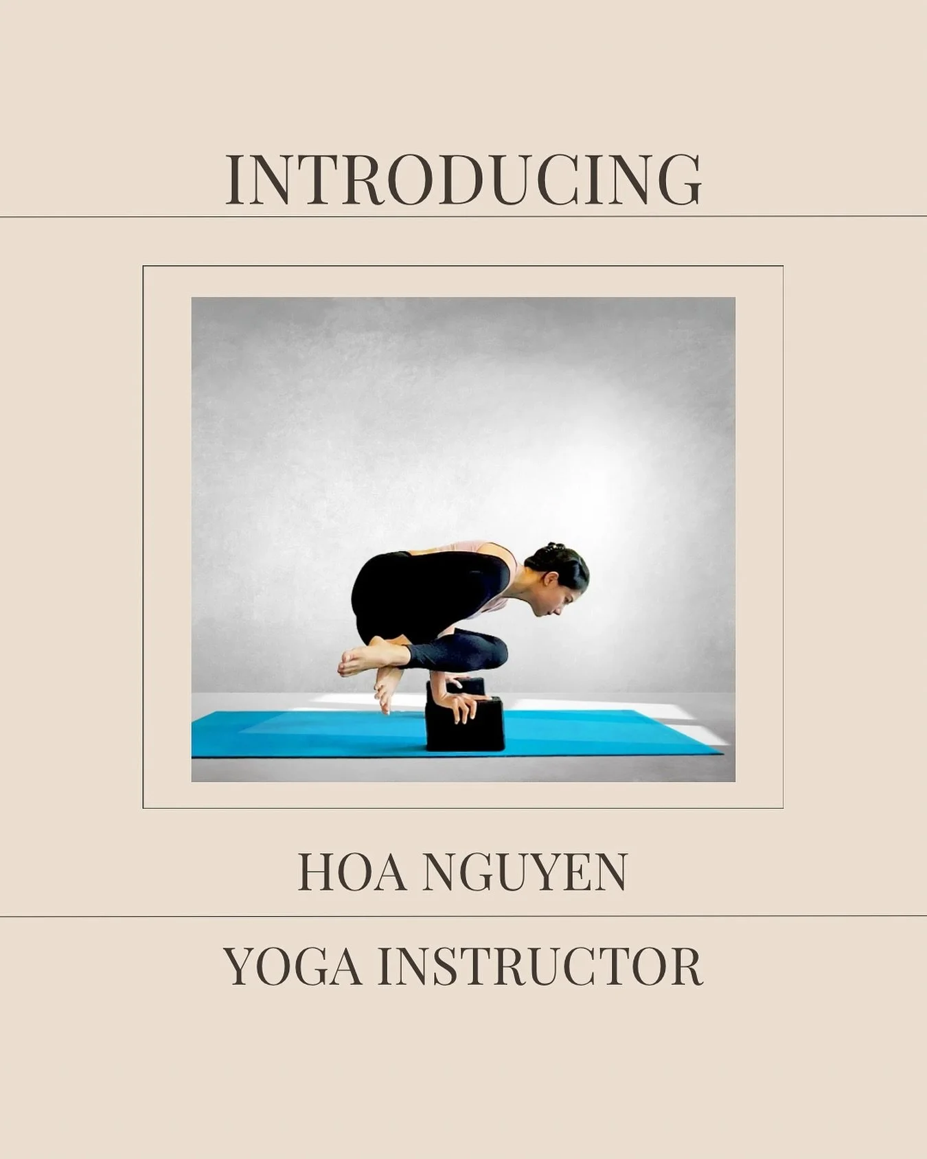 Introducing Hoa Nguyen, one of our talented yoga instructors at Sol Wellness✨

Yoga has a key role on Hoa&rsquo;s life. She aims to create classes with an inclusive and supportive environment for her students - our goal is to help others connect deep