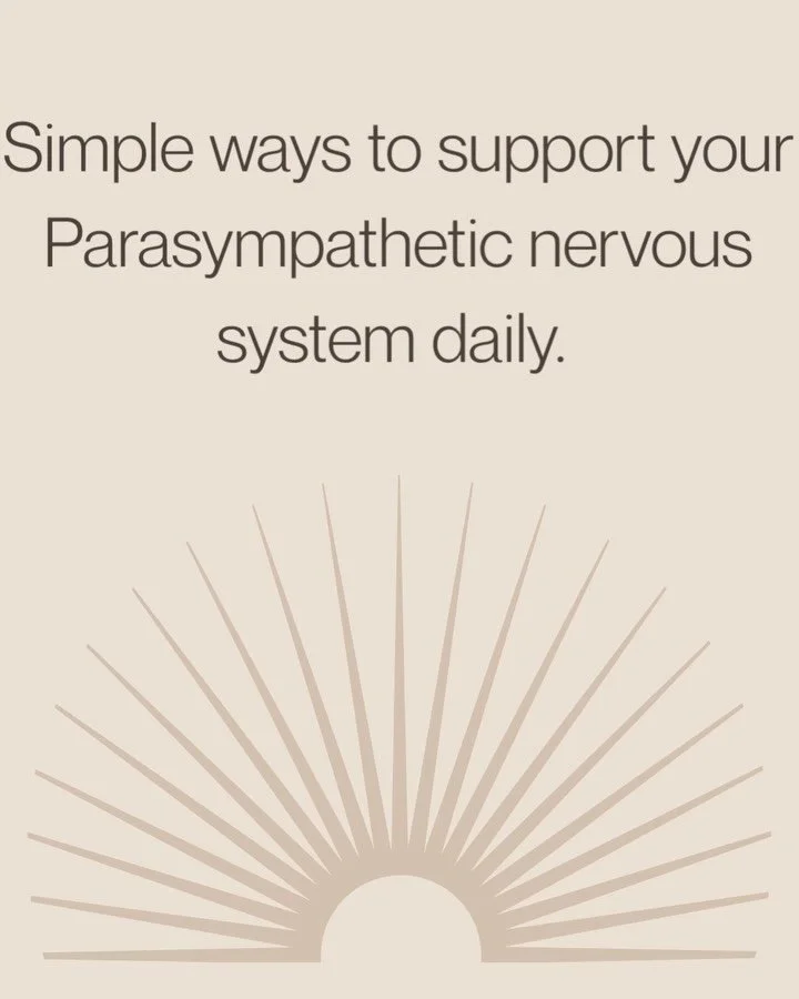Feeling stuck in &lsquo;go-go-go&rsquo; mode? 

Here&rsquo;s your reminder to tap into your rest + digest side. Supporting your parasympathetic nervous system can turn stress into calm, one breath at a time. ✨ 

#nervoussystemreset #wellnessjourney #