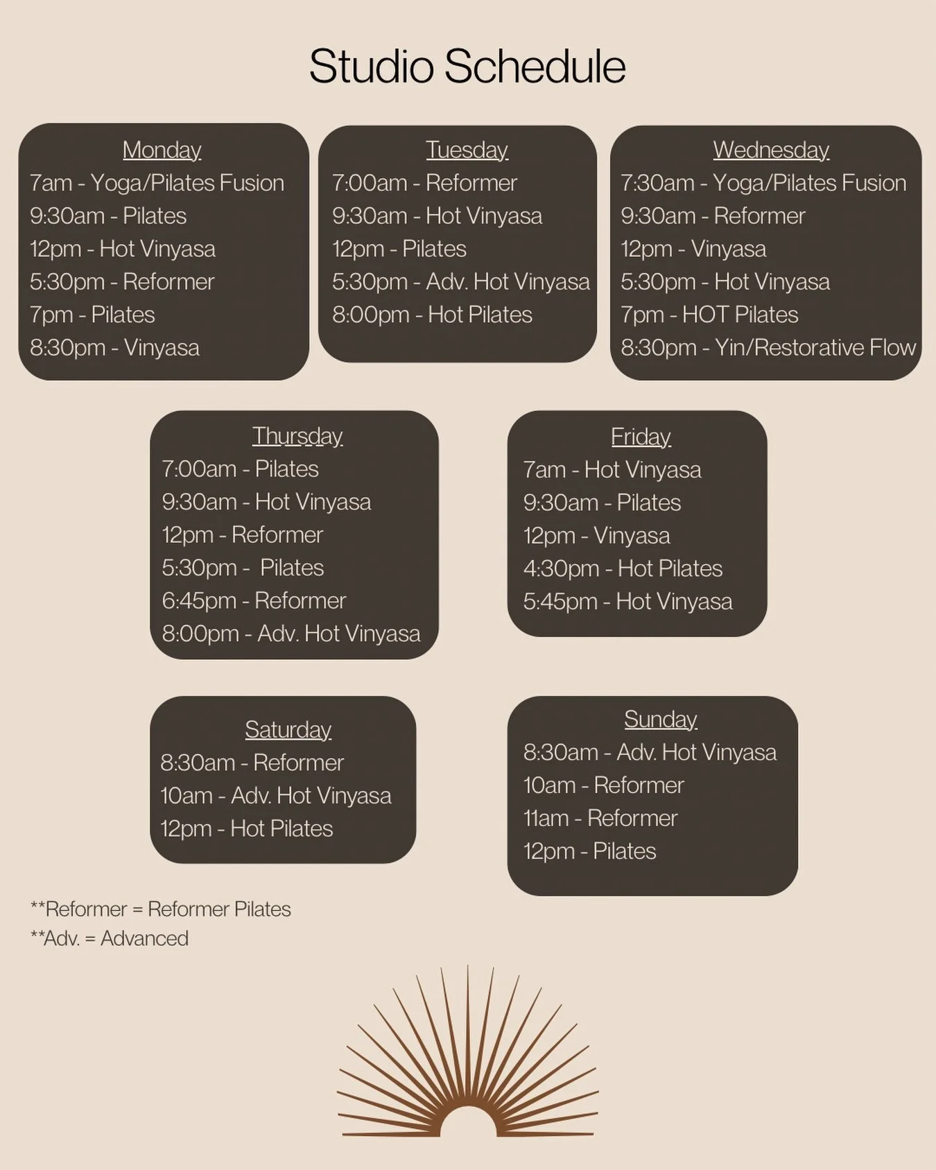 A gentle shift, beginning April 18th 🤍

We&rsquo;ve made a few thoughtful updates to our schedule:

Wednesday 12pm Vinyasa will now be guided by Karly @bonasanaflow 

Saturday 10am Vinyasa will evolve into an Advanced Hot Vinyasa with Hoa @event.hoa