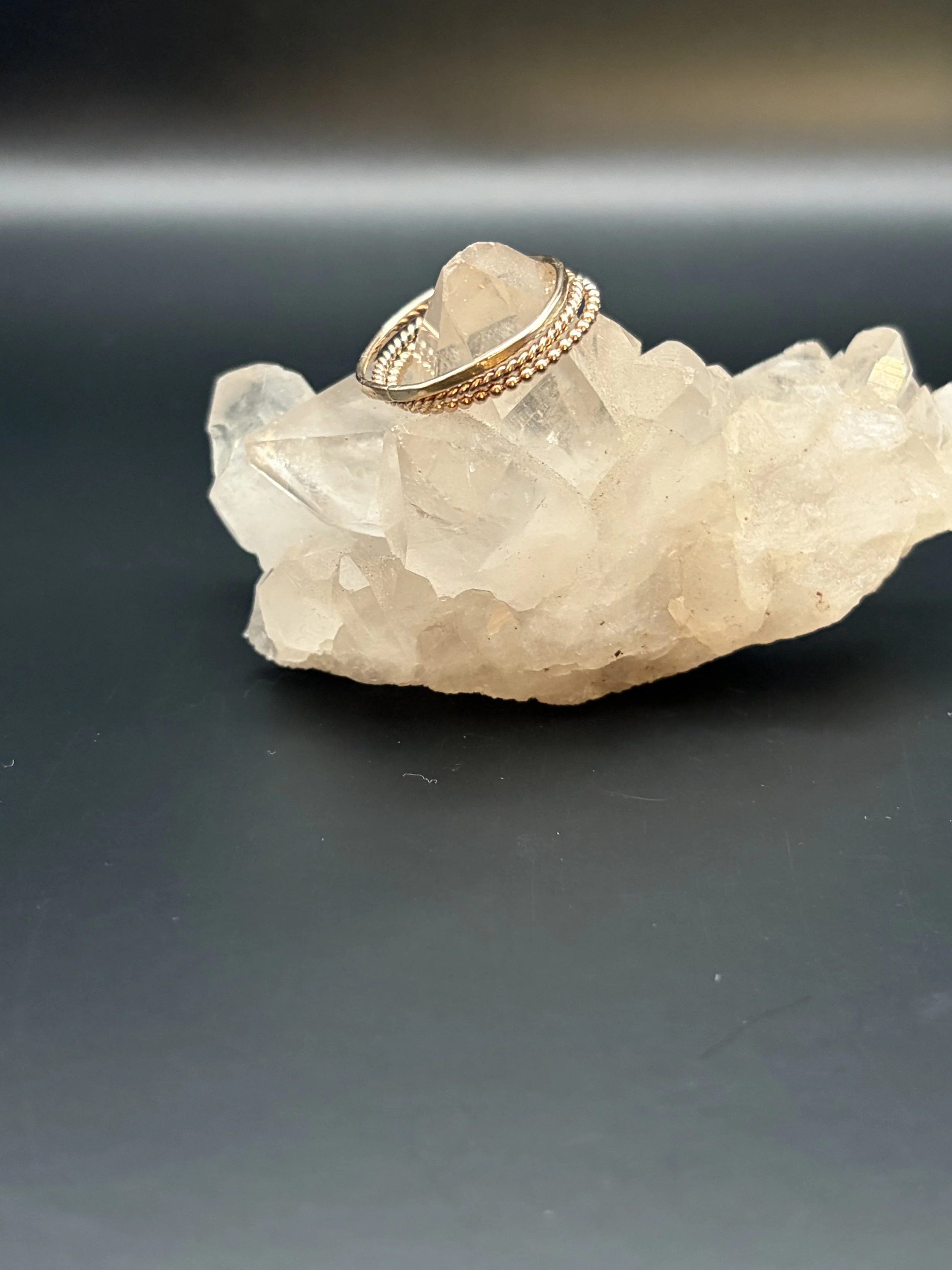 Set of 3 Gold Fill Stacker Rings