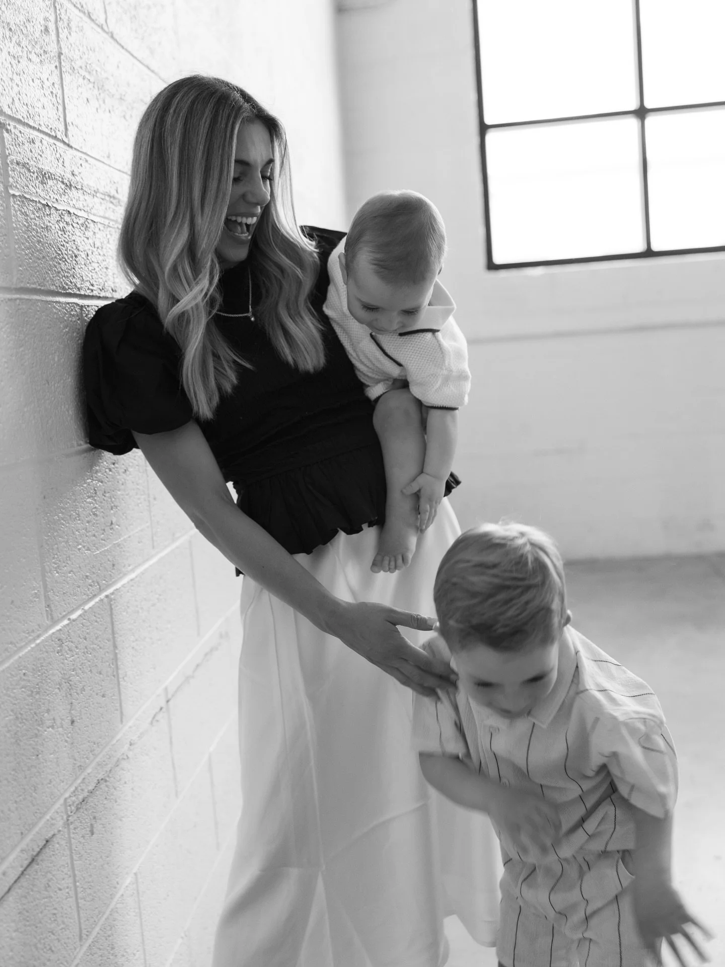 Just a mama and her boys 💌 so much fun in the studio with the Wernet family!