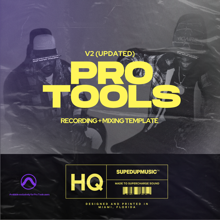 V2 Pro Tools Recording Mixing Template by Wave808
