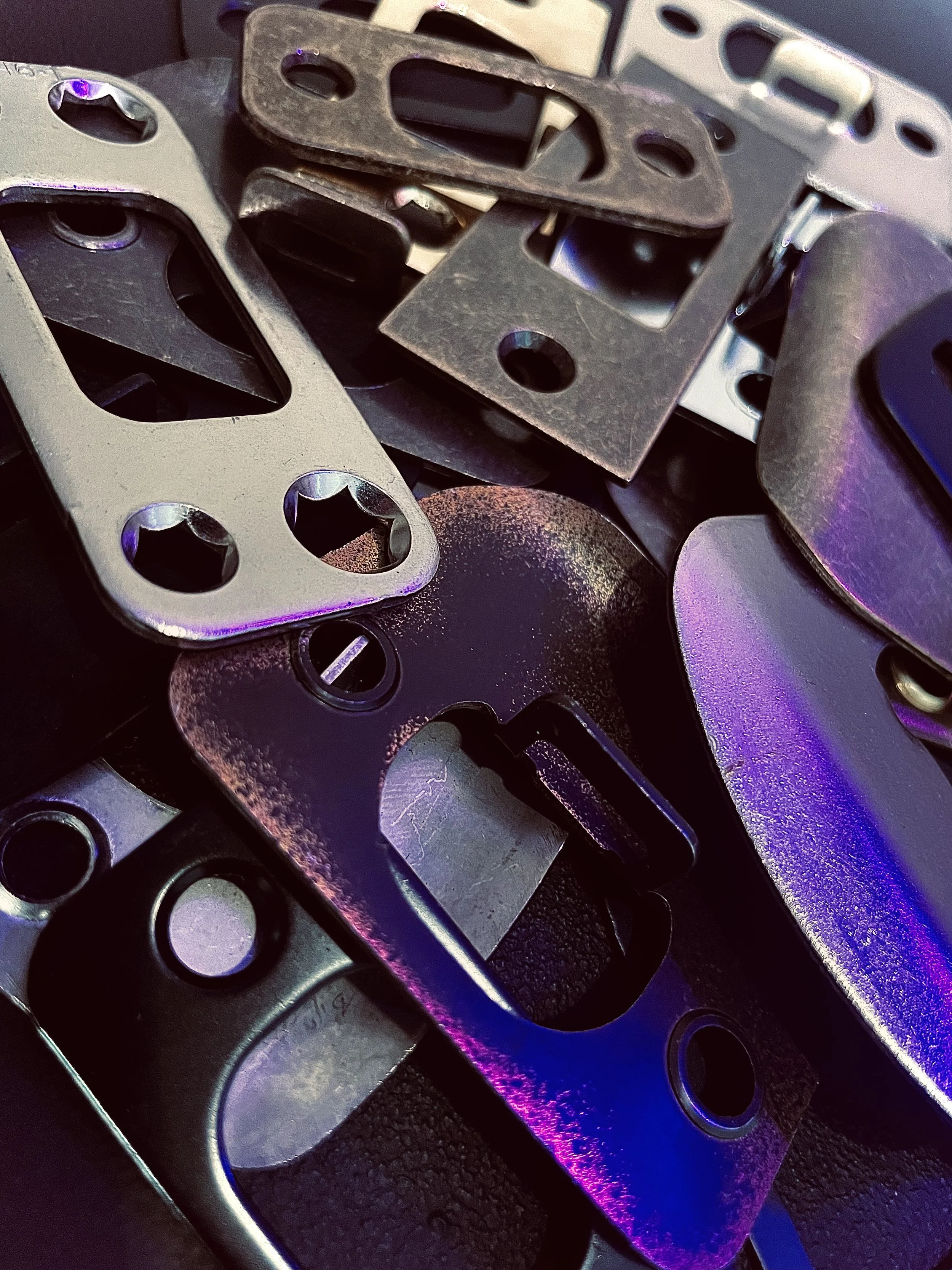 Strike and latch plates used for reinforced home security