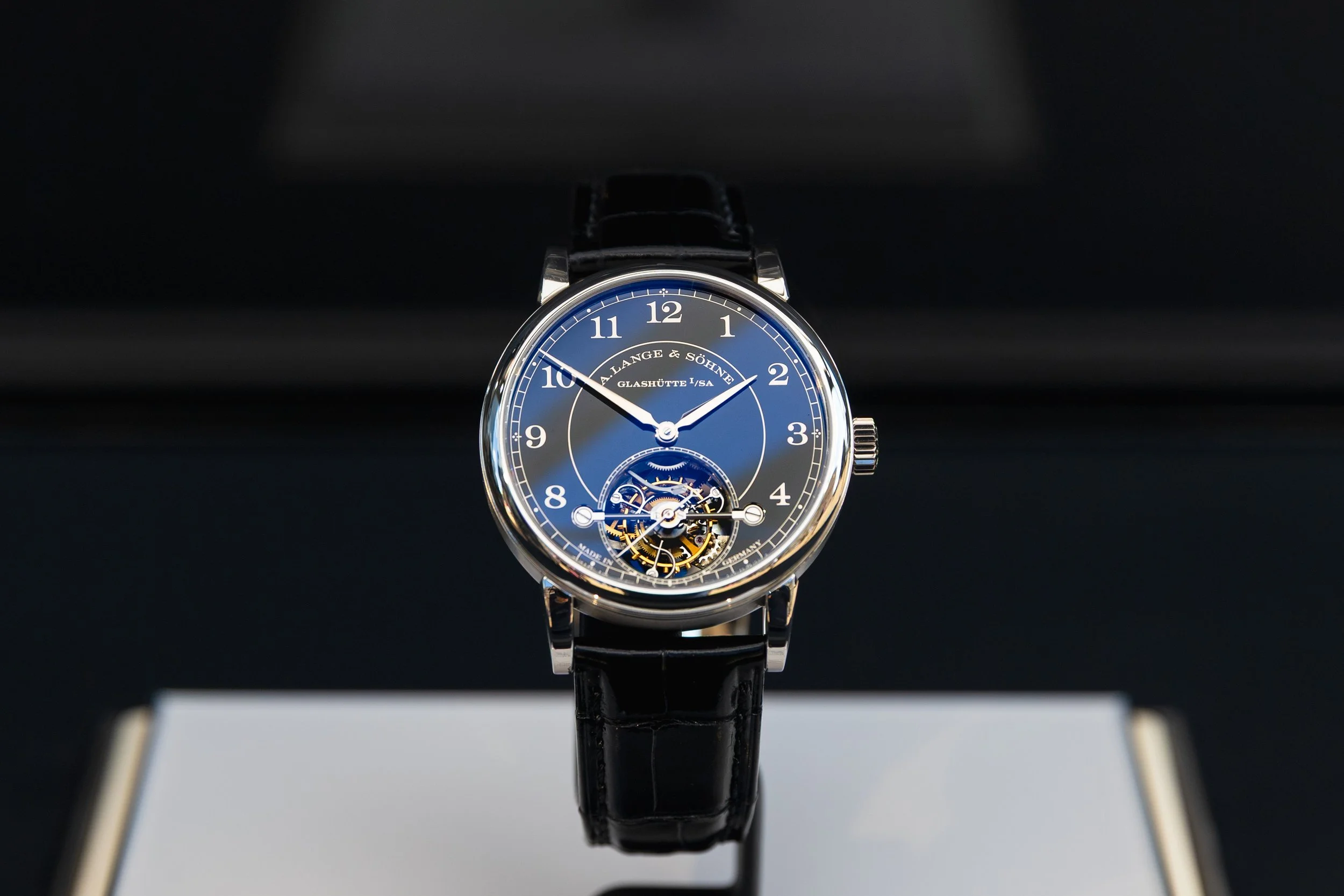The New 1815 Tourbillon with a Black Enamelled Dial