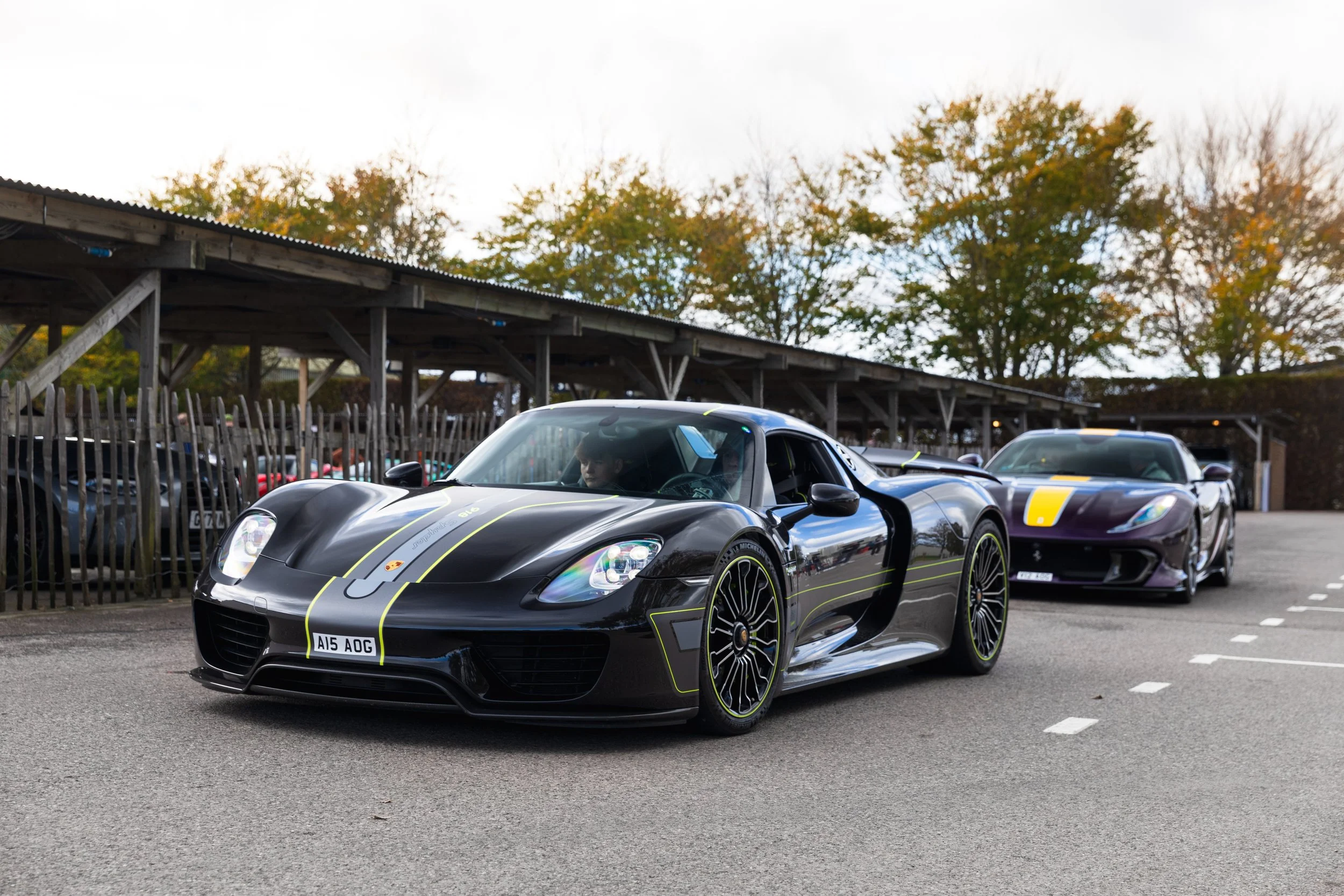 Porsche 918 Spyder and Ferrari 812 Competizione