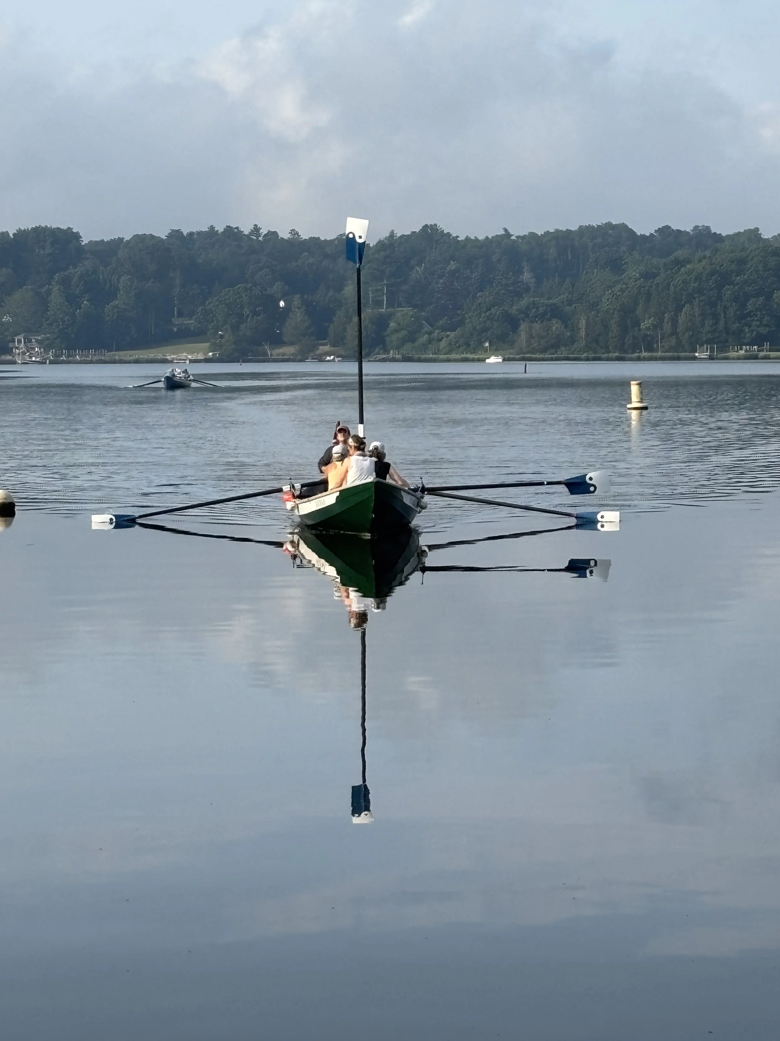 Dharma Dory getting off of the dock
