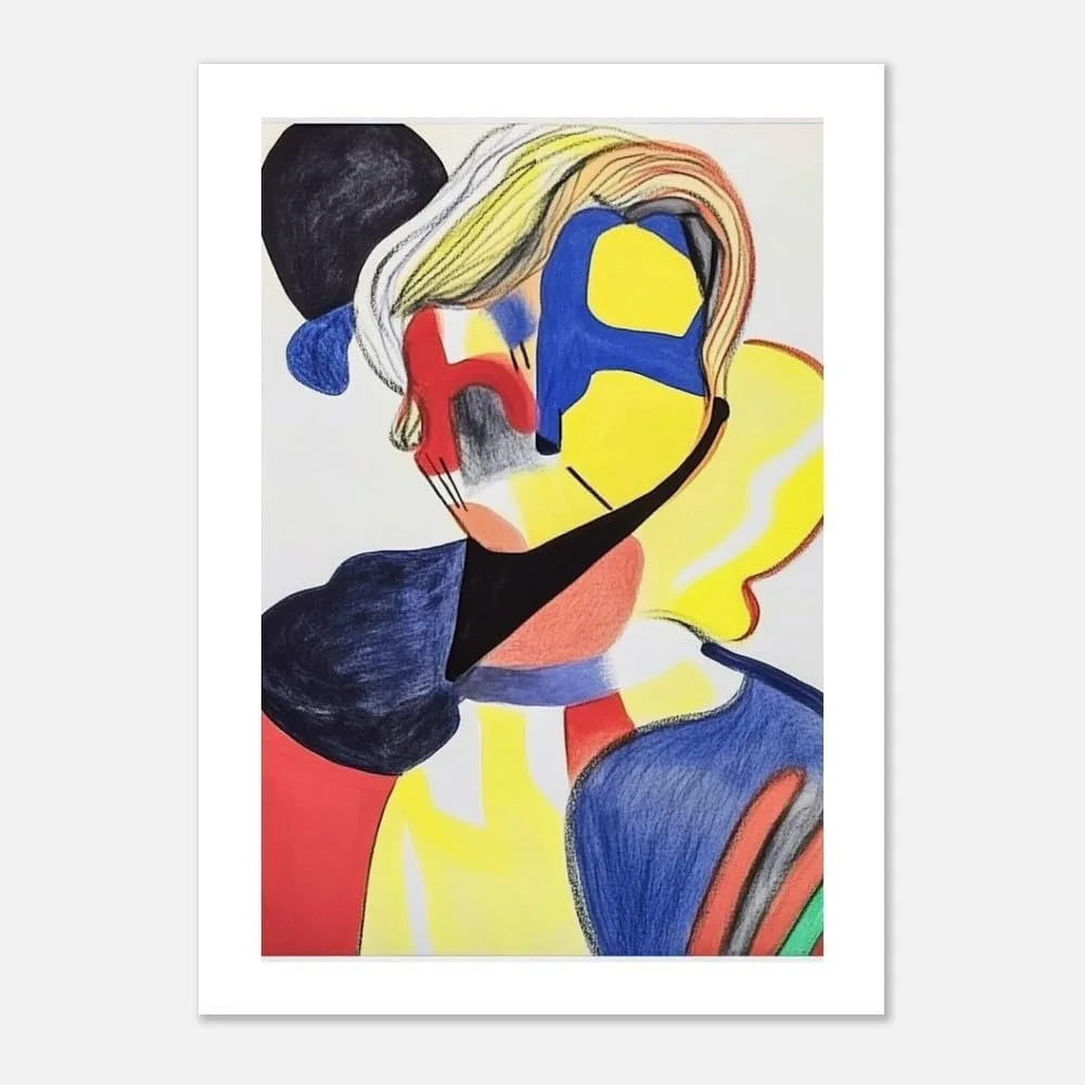 Abstract art print 11 x 17'