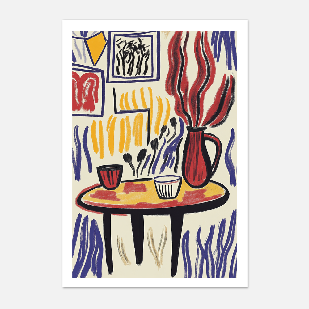 Kitchen table Art Print 7