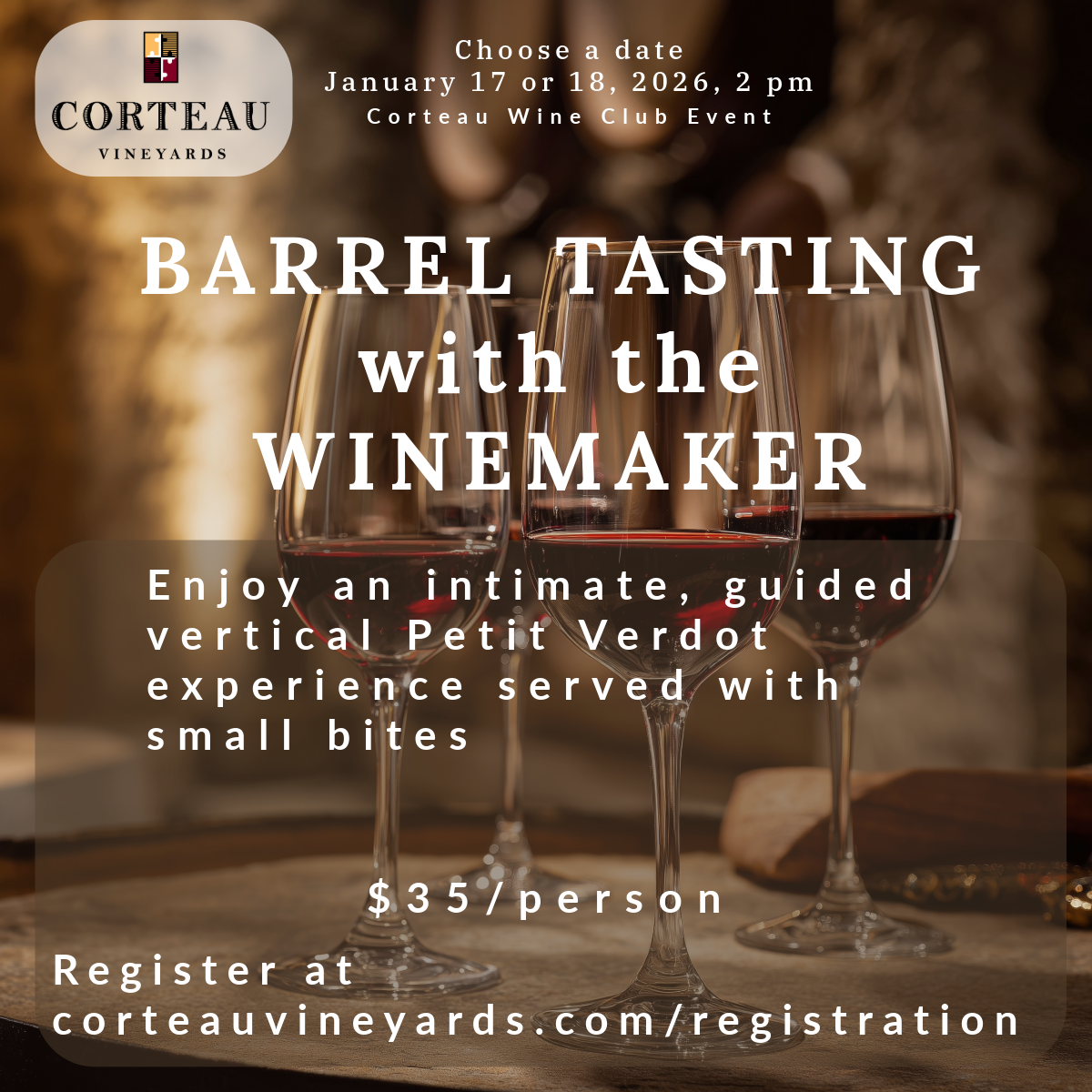 Wine Club Barrel Tasting with the Winemaker